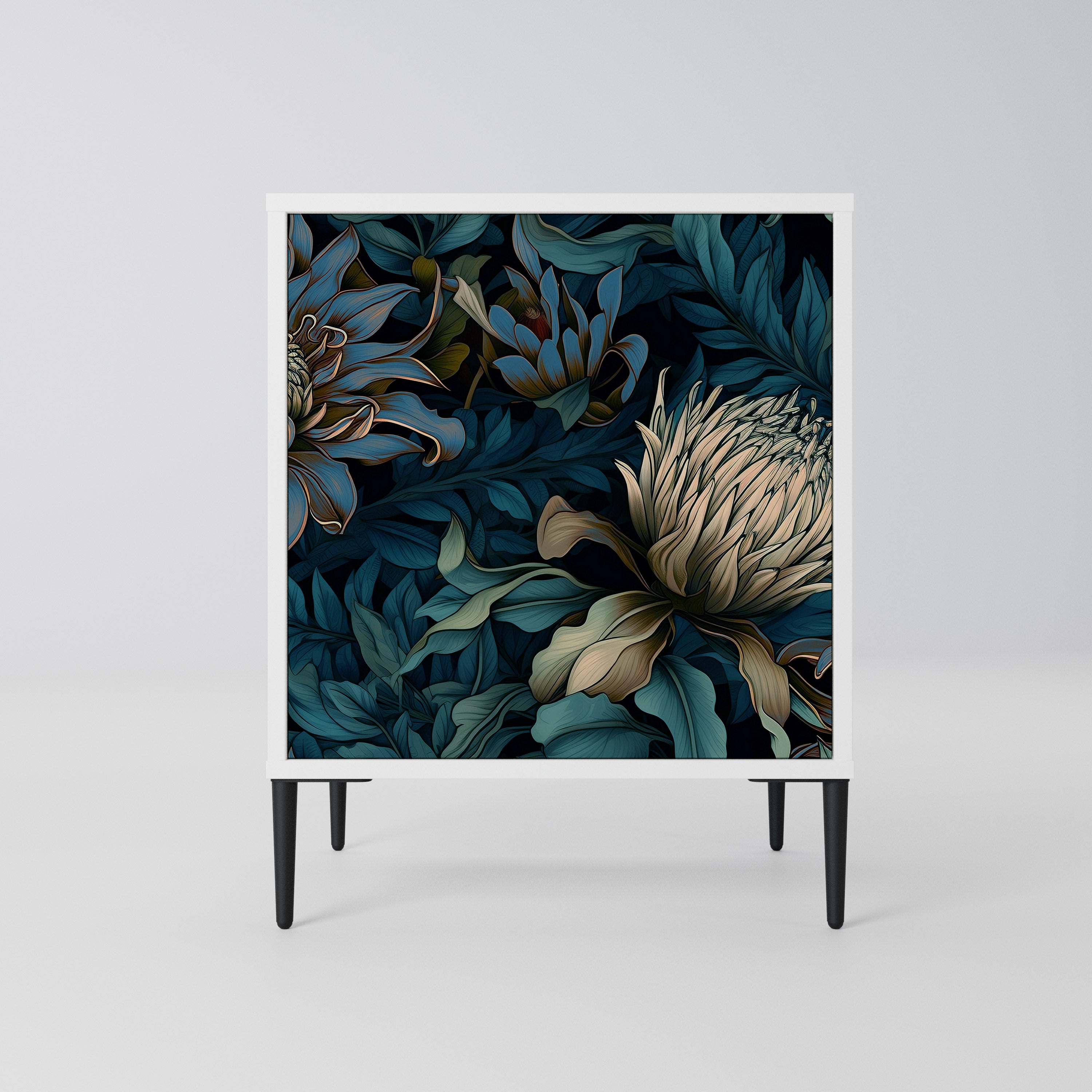 TWILIGHT BLOOM Komoda 1-drzwiowa korpus Biały