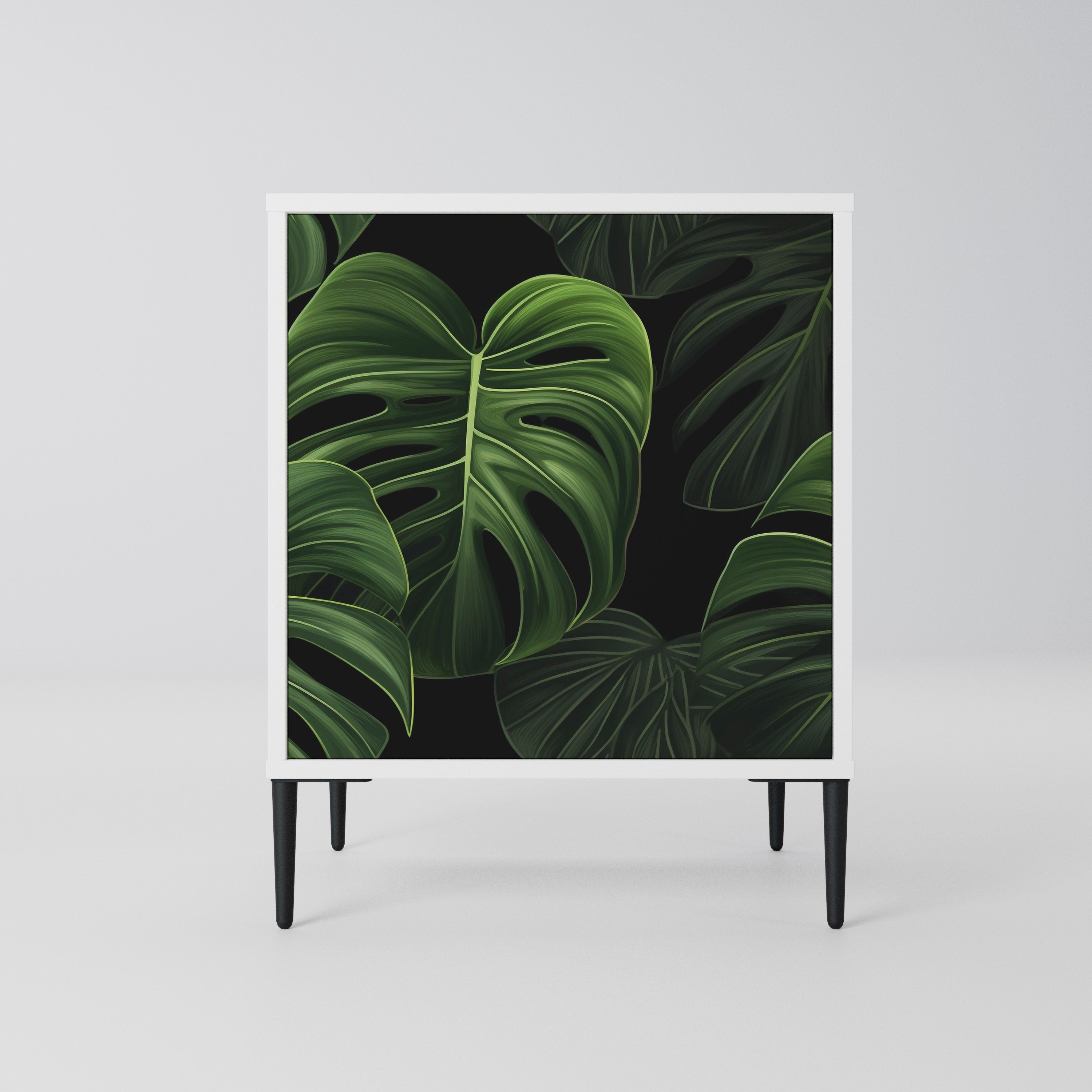 INFINITE MONSTERA Komoda 1-drzwiowa korpus Biały
