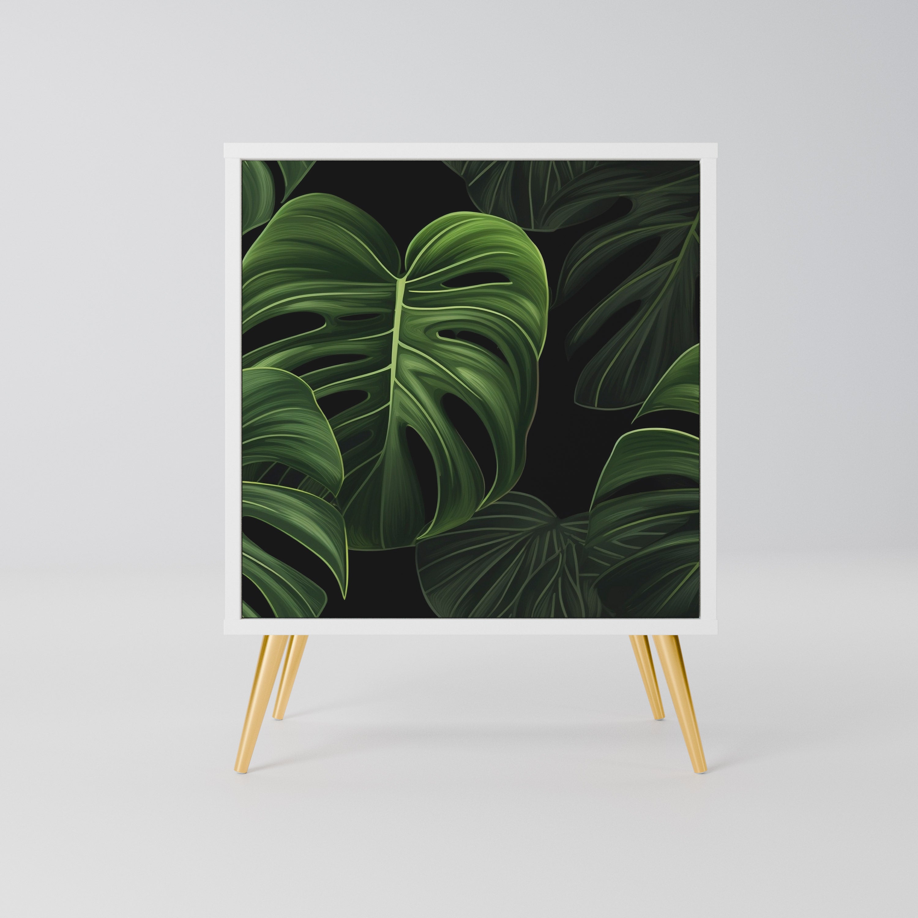INFINITE MONSTERA Komoda 1-drzwiowa korpus Biały