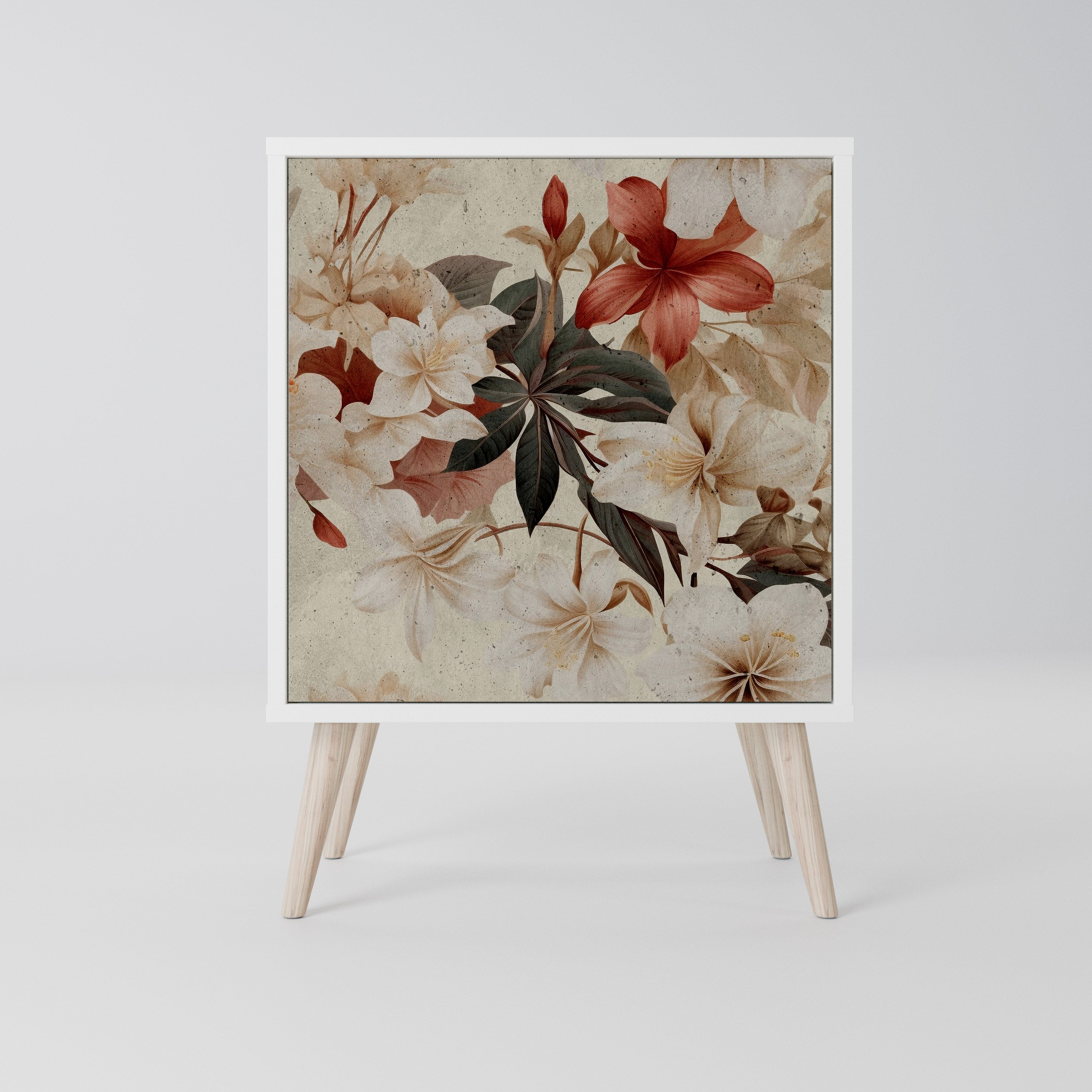 PETAL HARMONY Komoda 1-drzwiowa korpus Biały