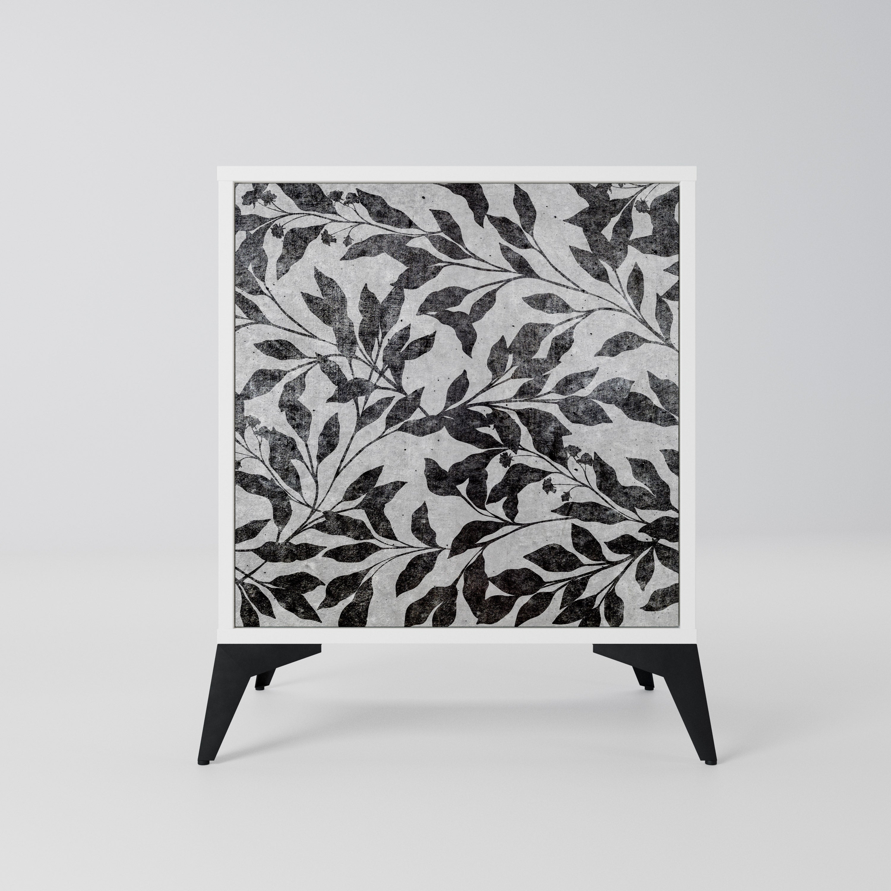 CHARCOAL SPROUT Komoda 1-drzwiowa korpus Biały