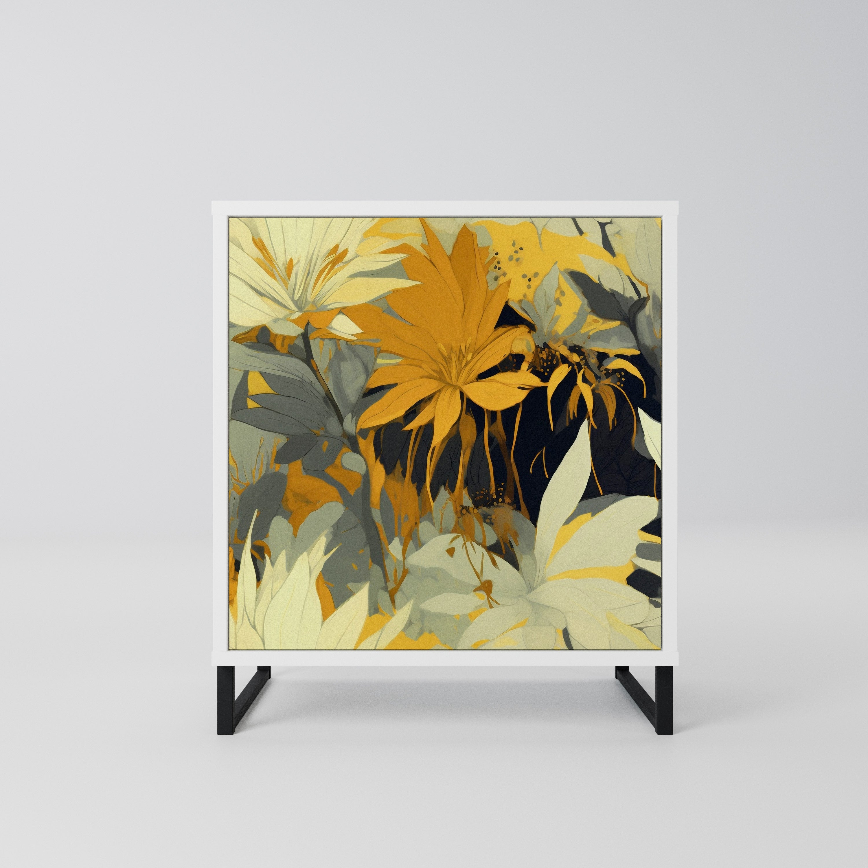SUNKISSED LILY Komoda 1-drzwiowa korpus Biały