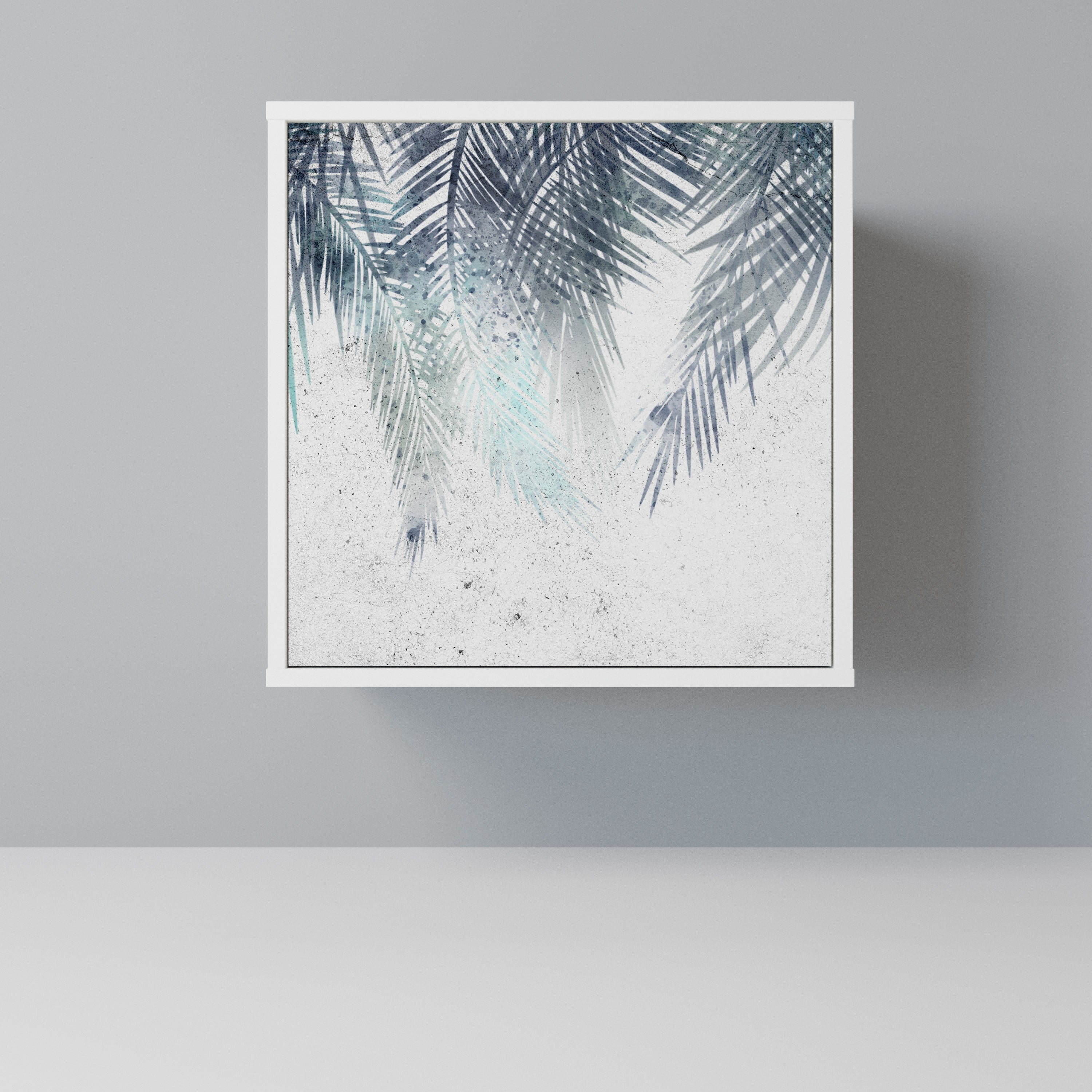 PALM VEIL Komoda 1-drzwiowa korpus Biały
