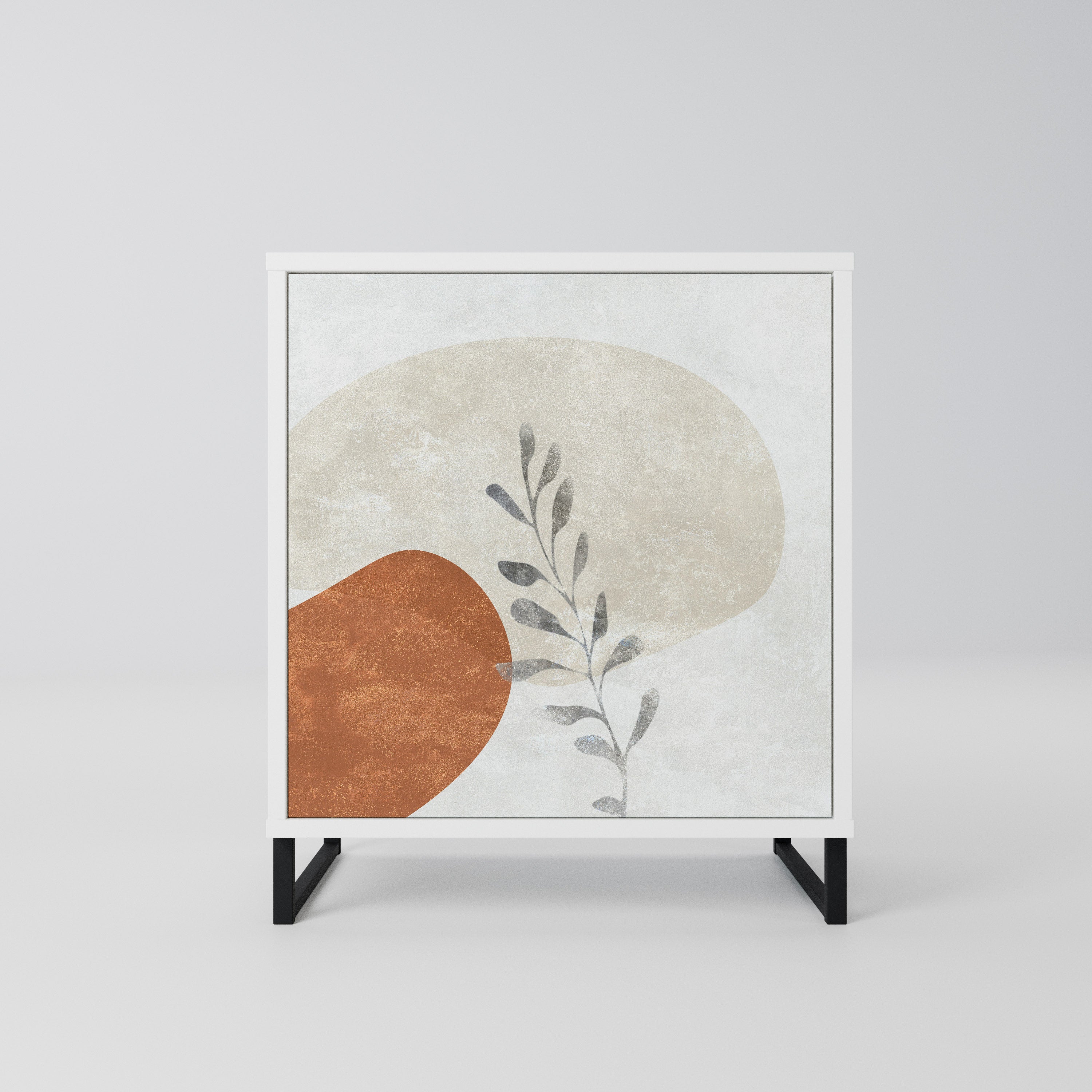 TRANQUIL TWIG Komoda 1-drzwiowa korpus Biały