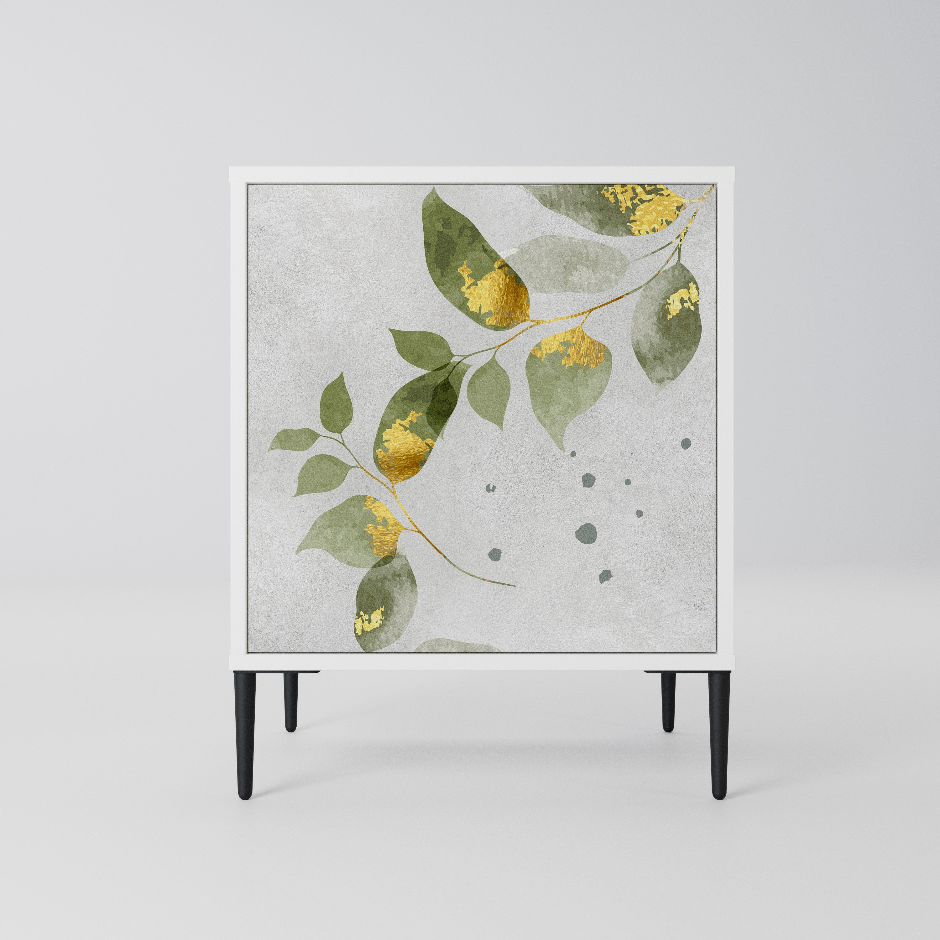 ELEGANT BOTANICS Komoda 1-drzwiowa korpus Biały