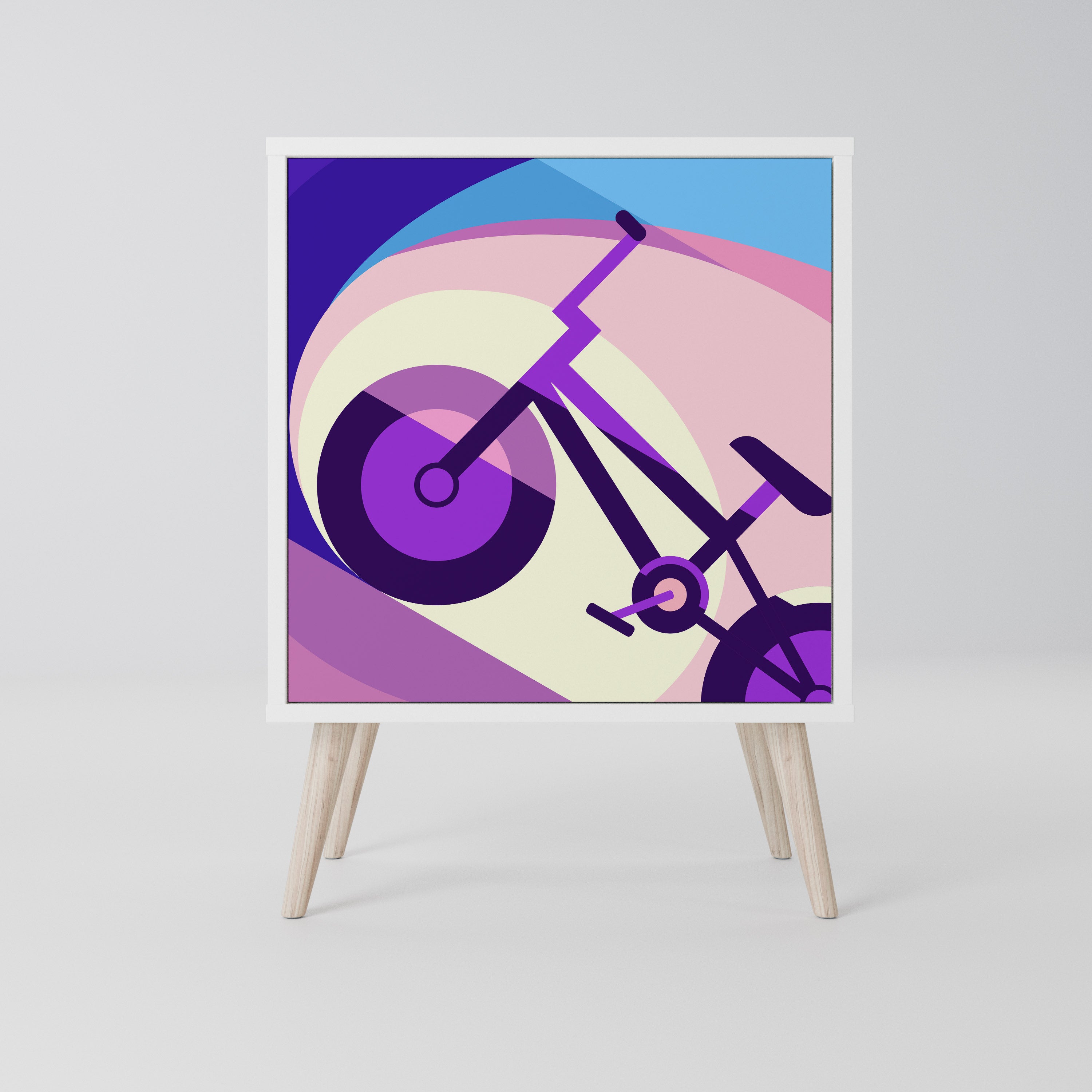 BIKE DREAMS Komoda 1-drzwiowa korpus Biały