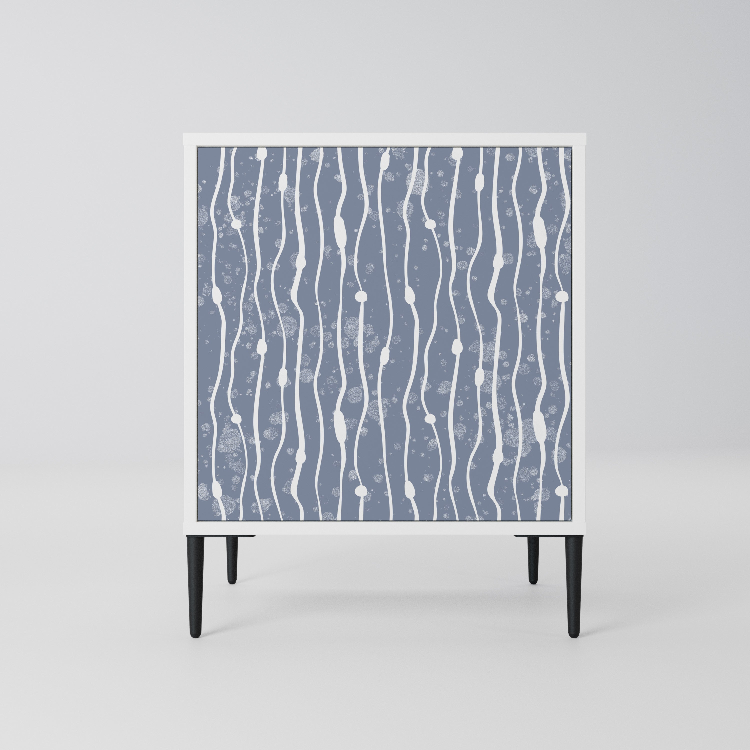 GRAPHITE RAIN Komoda 1-drzwiowa korpus Biały