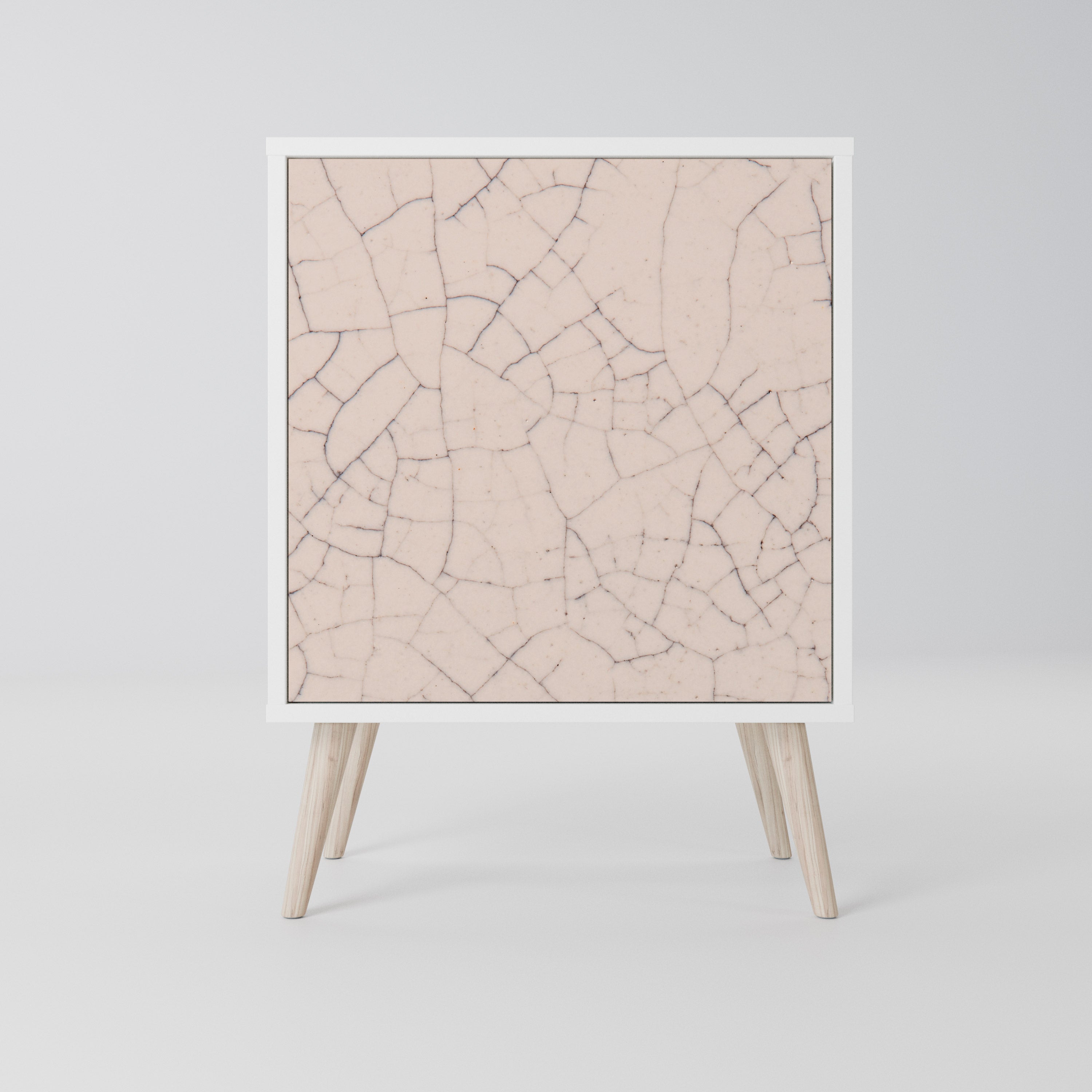 CERAMIC TEXTURE Komoda 1-drzwiowa korpus Biały