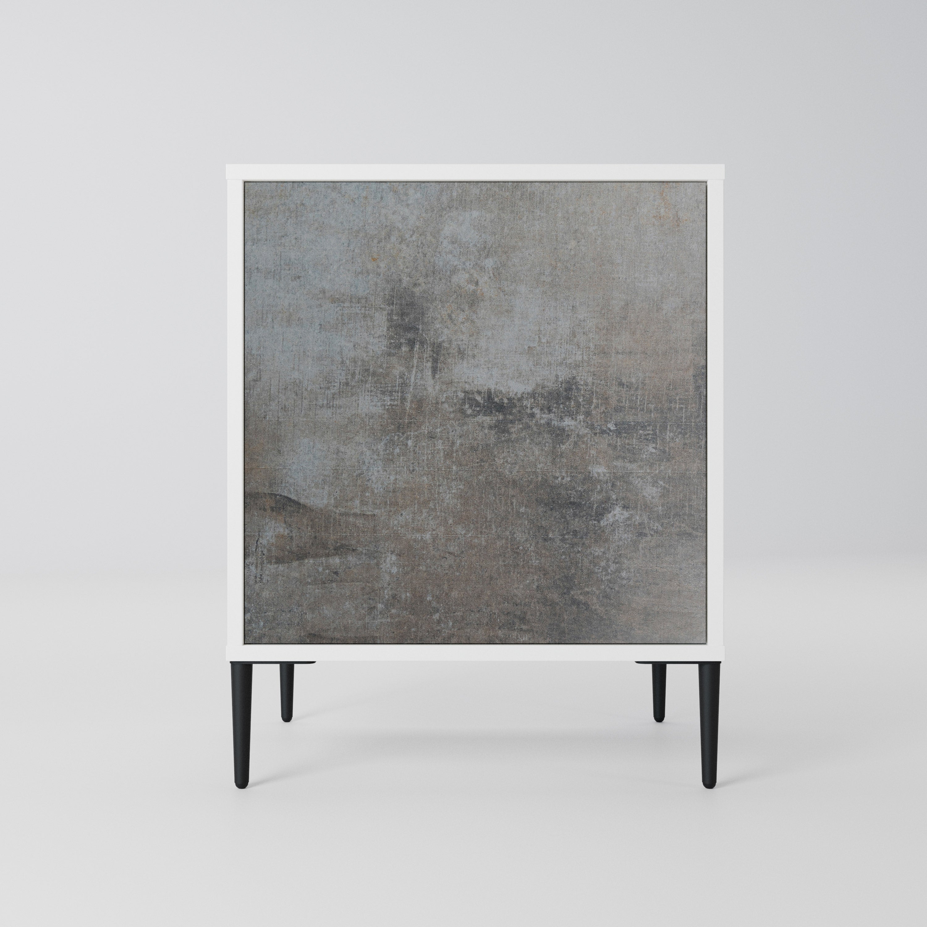 CONCRETE WALL Komoda 1-drzwiowa korpus Biały