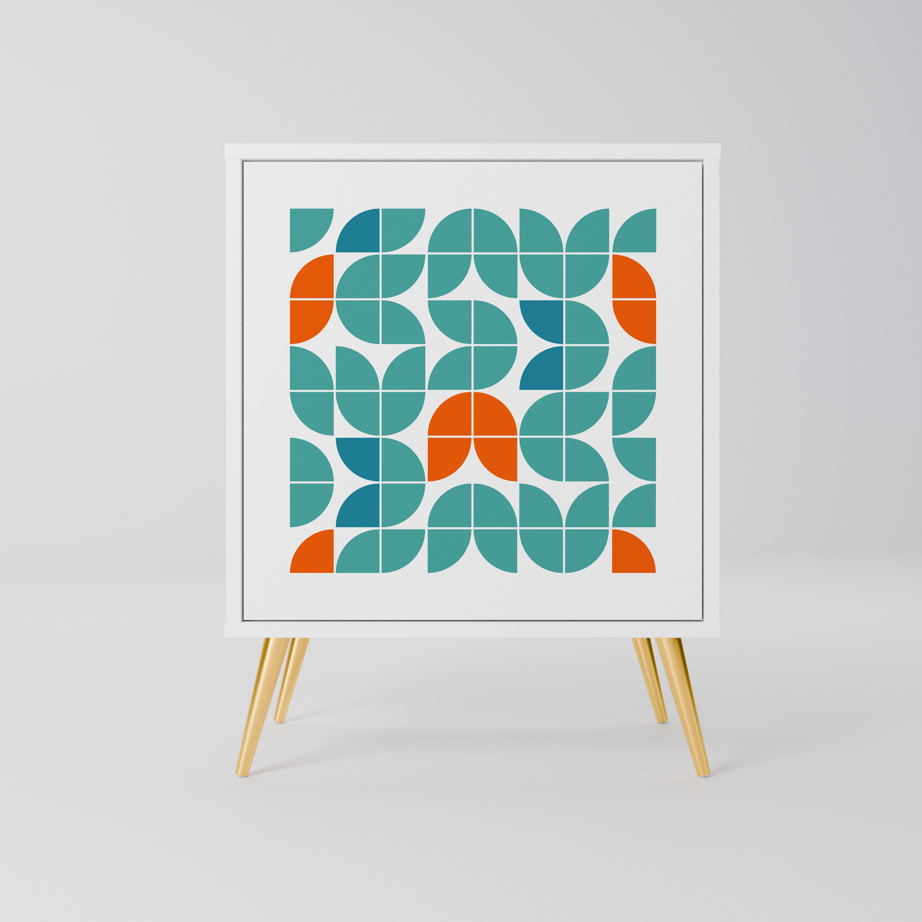 BE THE CHANGE Komoda 1-drzwiowa korpus Biały