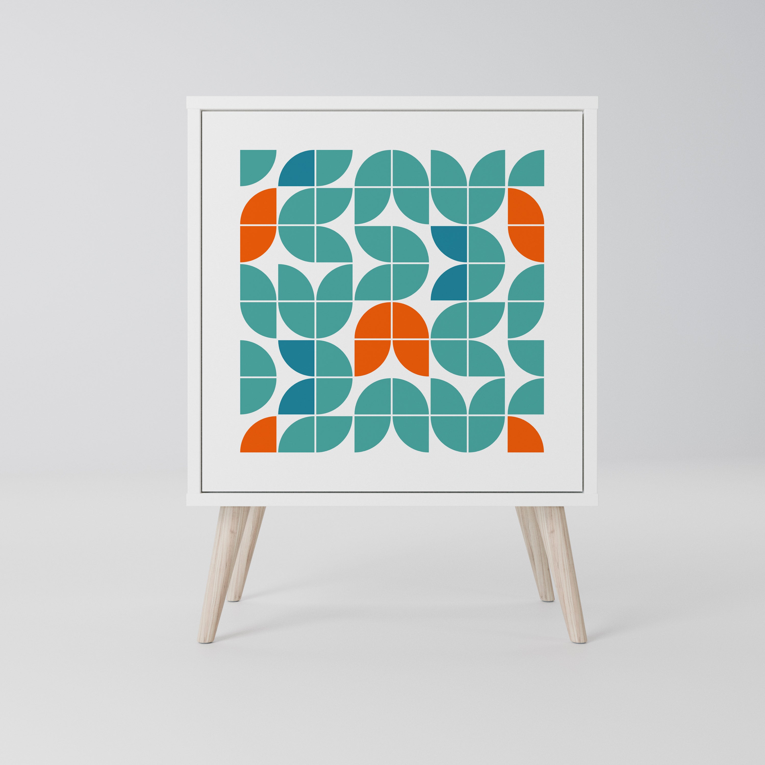 BE THE CHANGE Komoda 1-drzwiowa korpus Biały