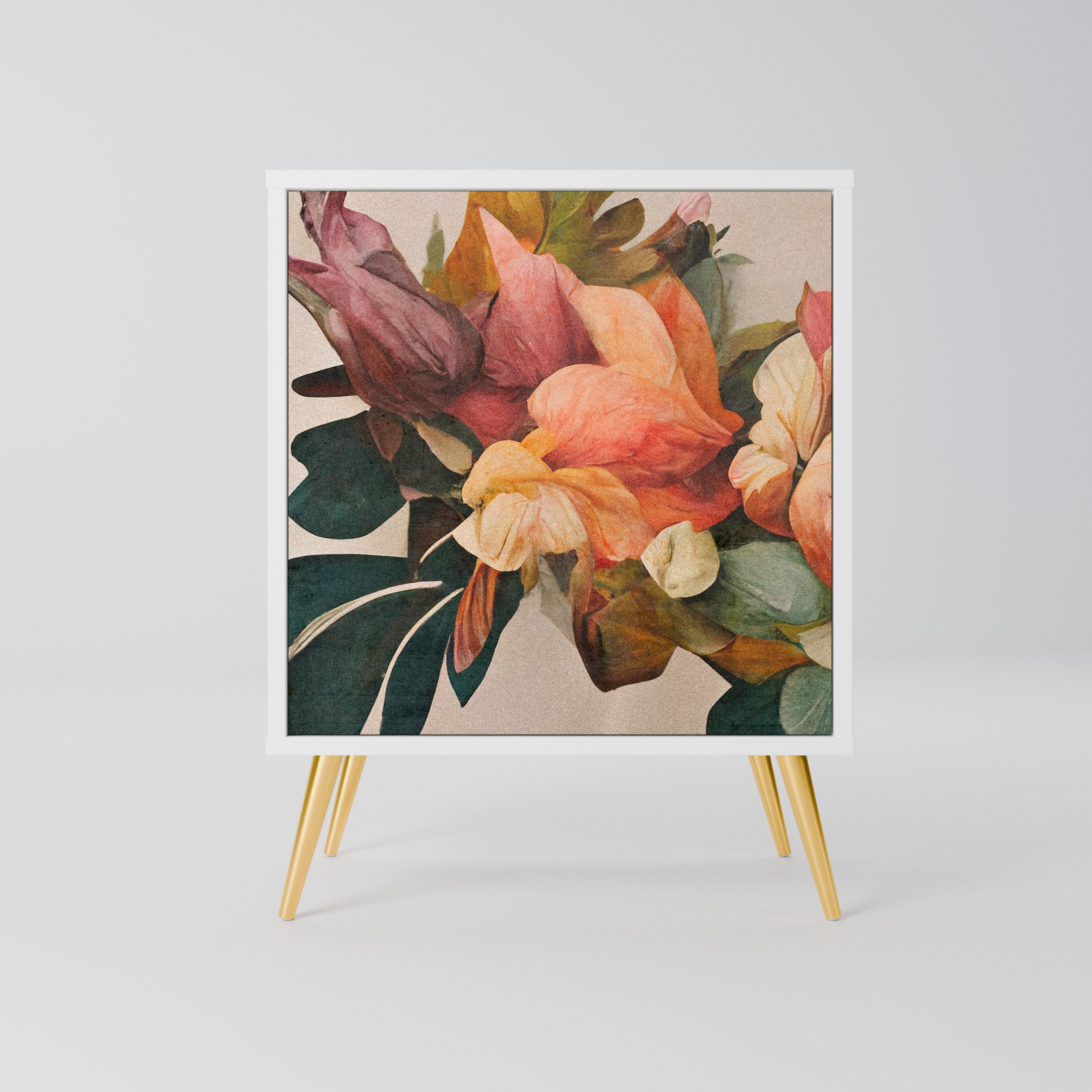 STYLISH BEAUTY Komoda 1-drzwiowa korpus Biały