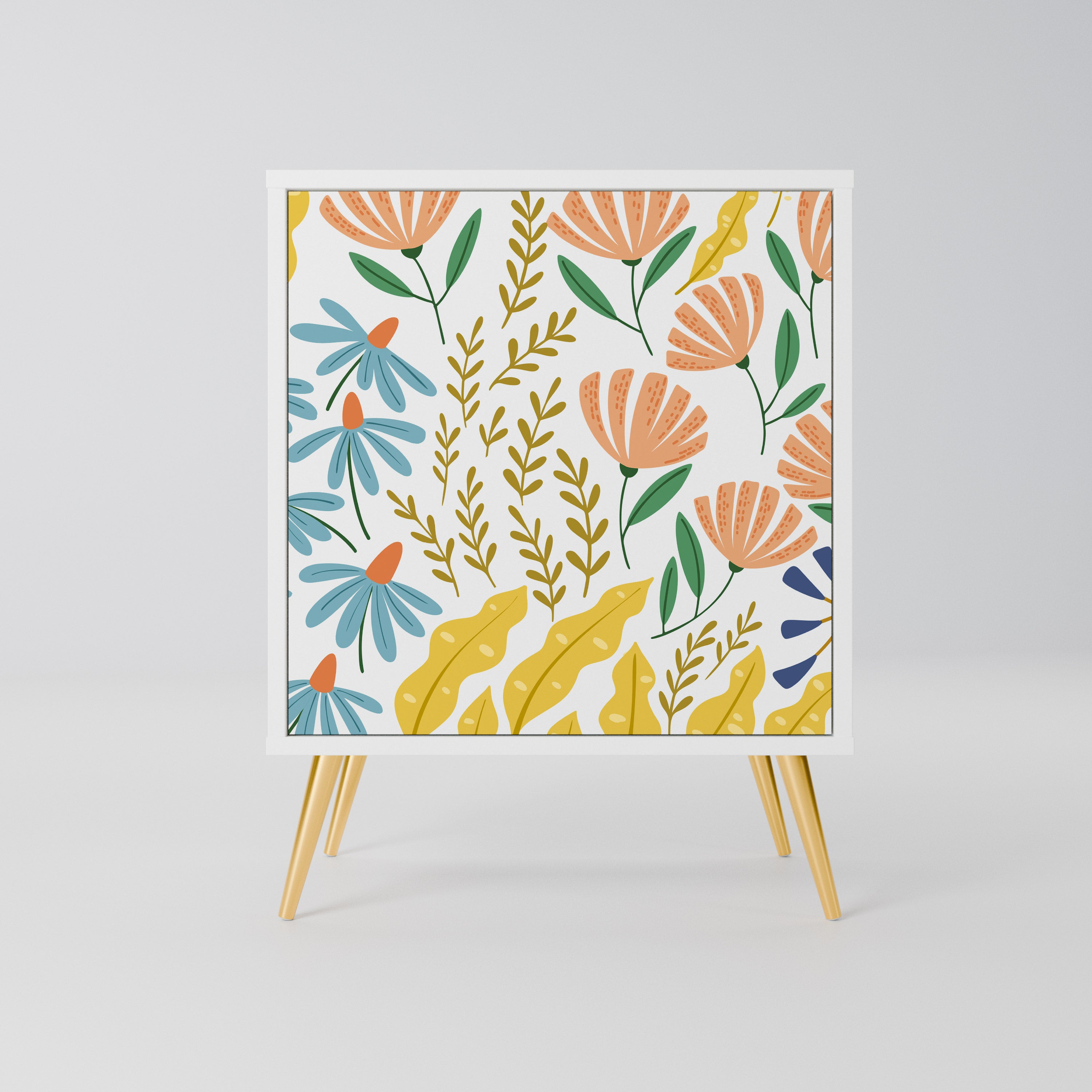 HELLO SPRING Komoda 1-drzwiowa korpus Biały