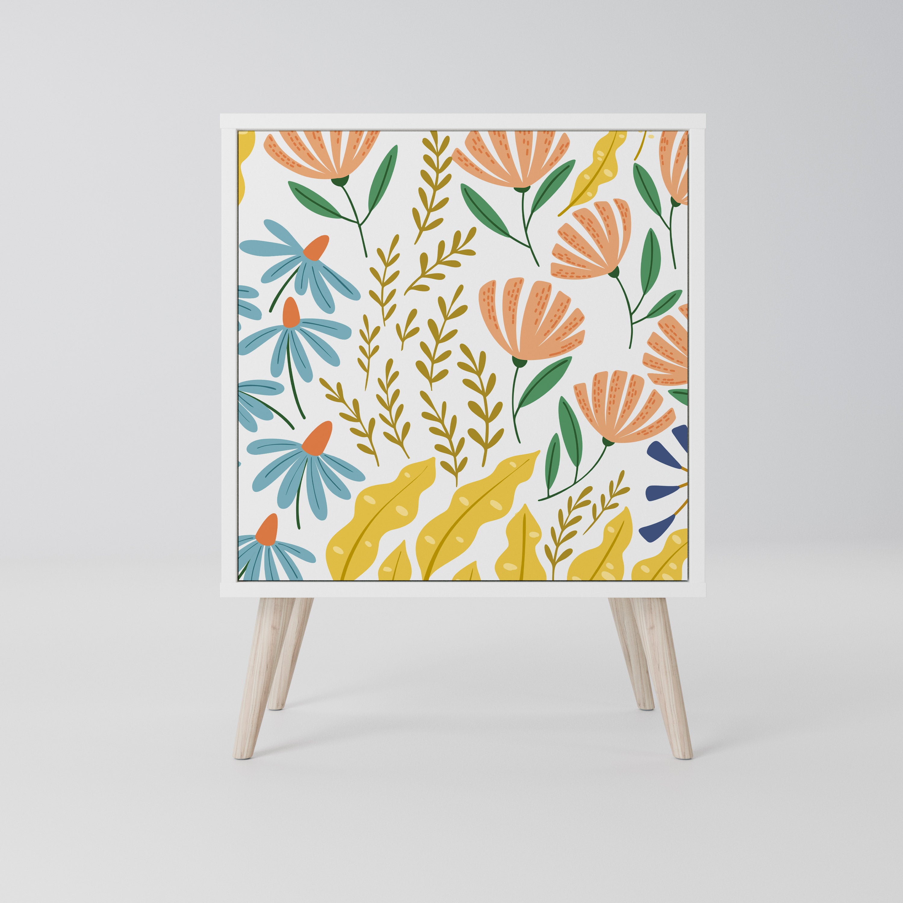 HELLO SPRING Komoda 1-drzwiowa korpus Biały