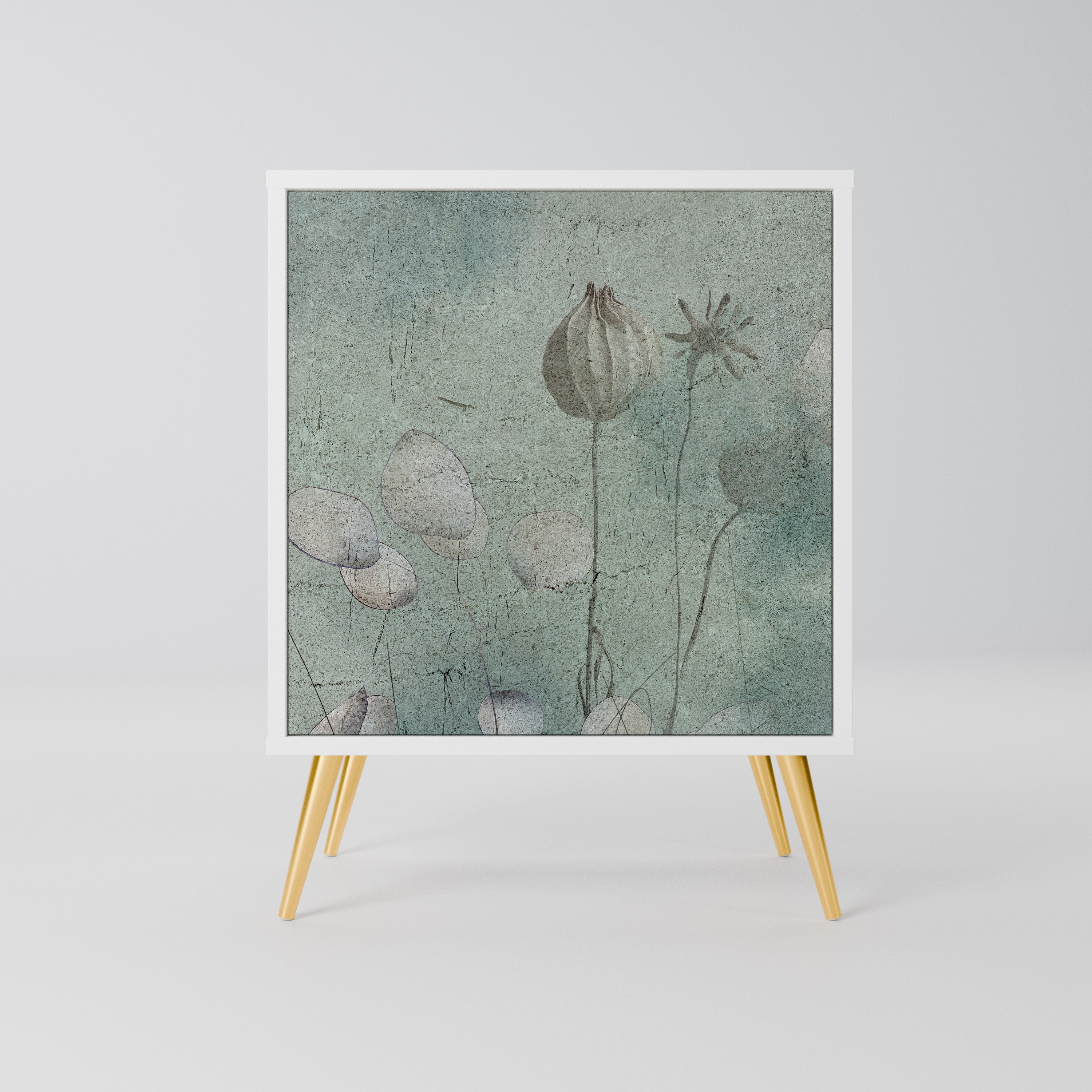 NIGHT LADY Komoda 1-drzwiowa korpus Biały