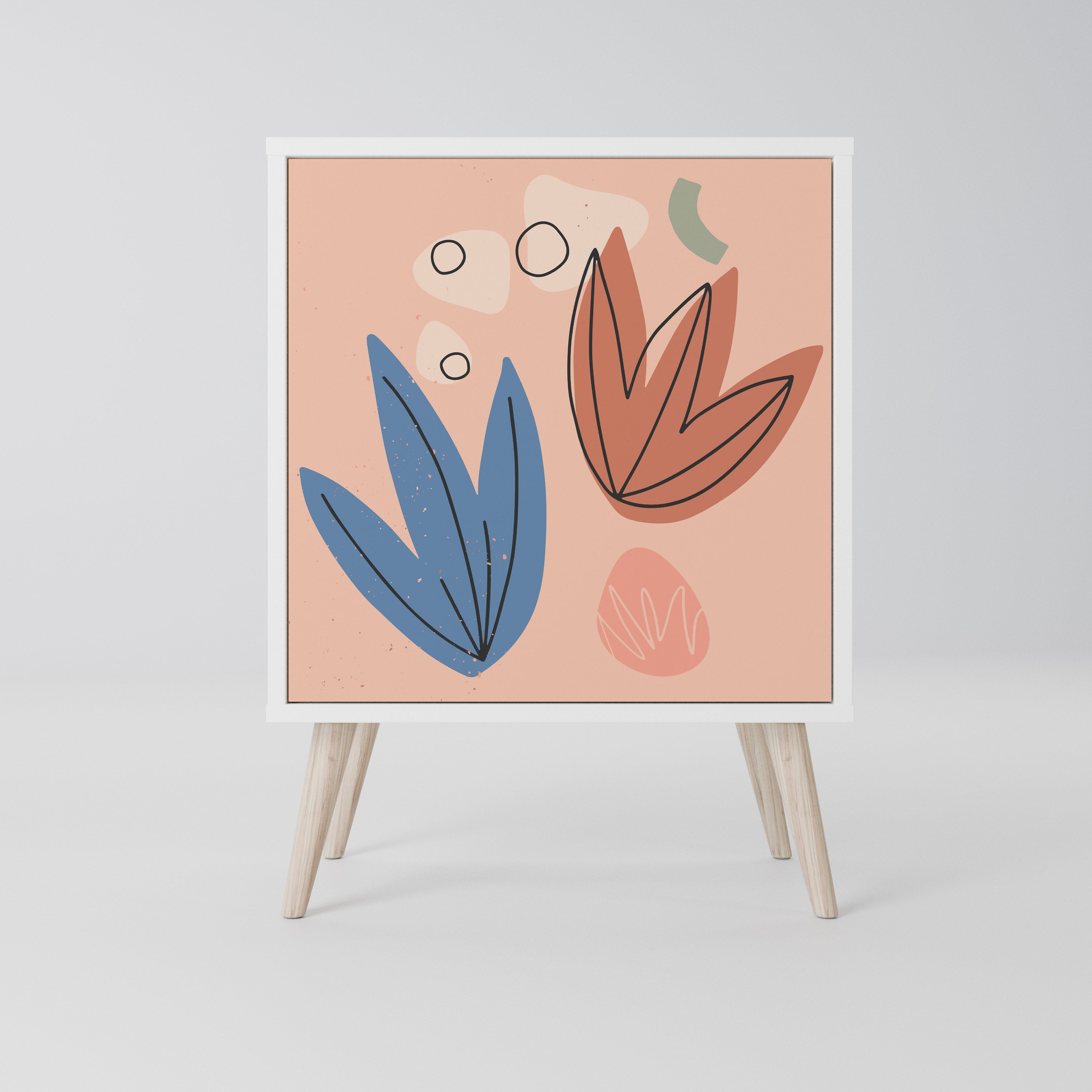 PASTEL DESTINY Komoda 1-drzwiowa korpus Biały