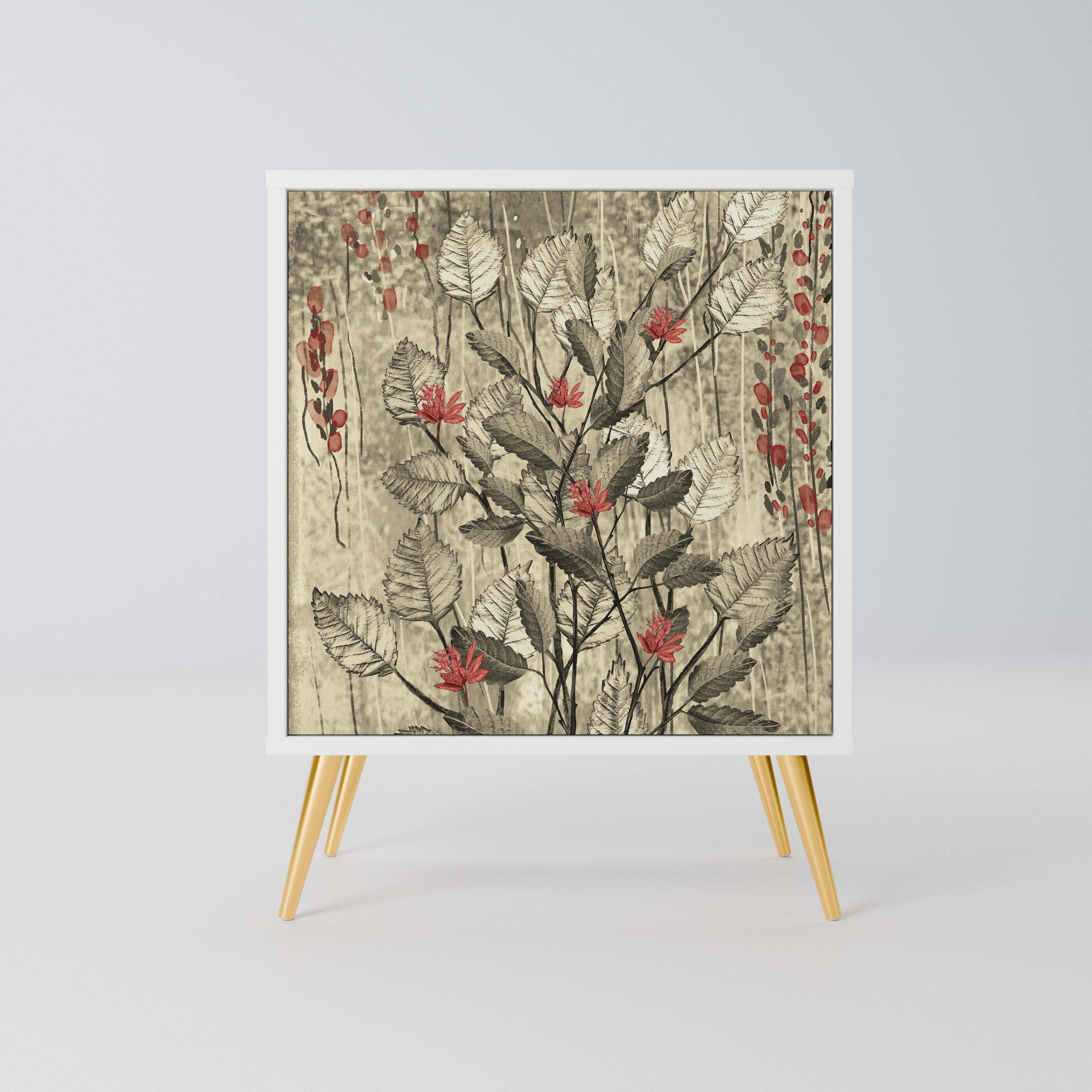 HERBAL GRACE Komoda 1-drzwiowa korpus Biały