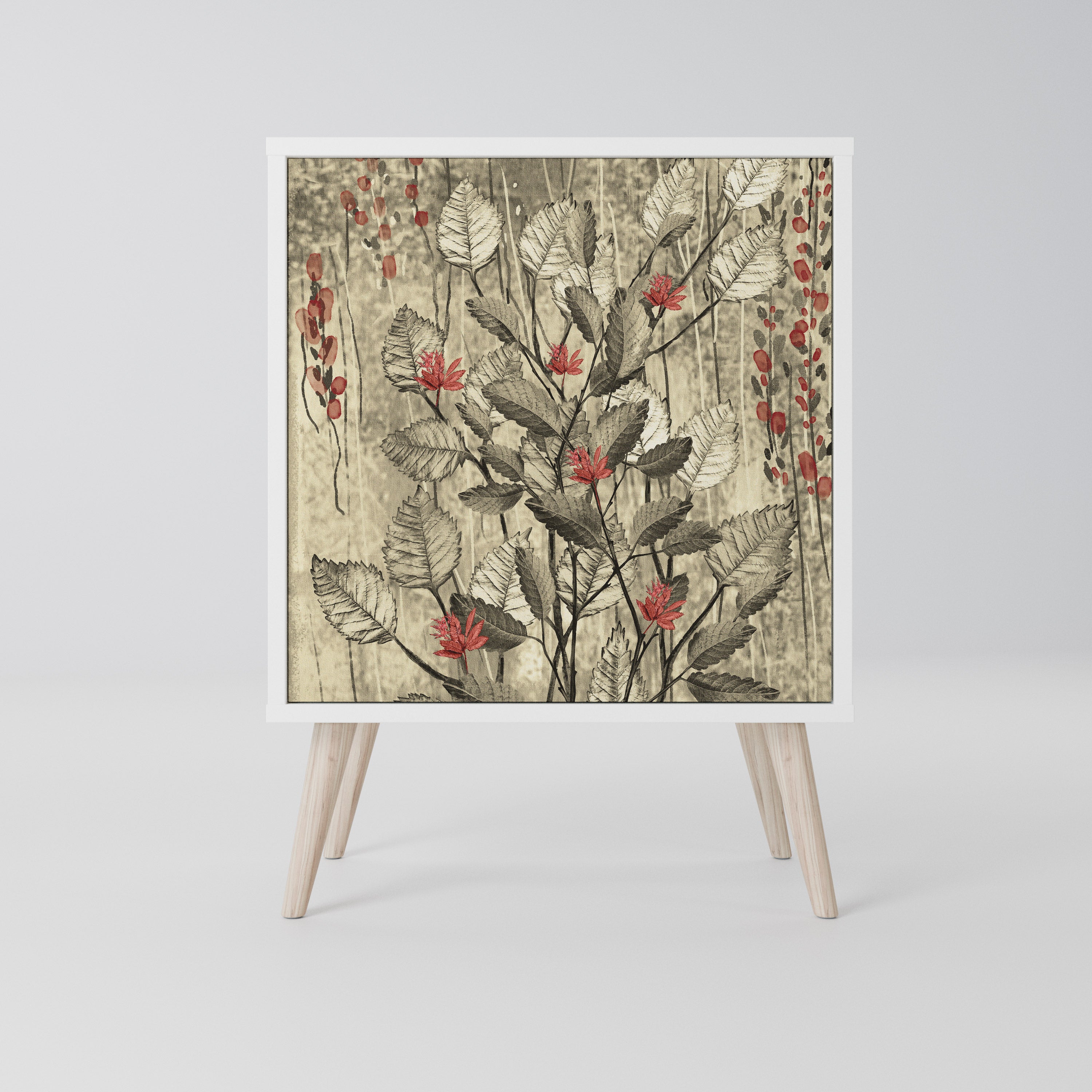 HERBAL GRACE Komoda 1-drzwiowa korpus Biały