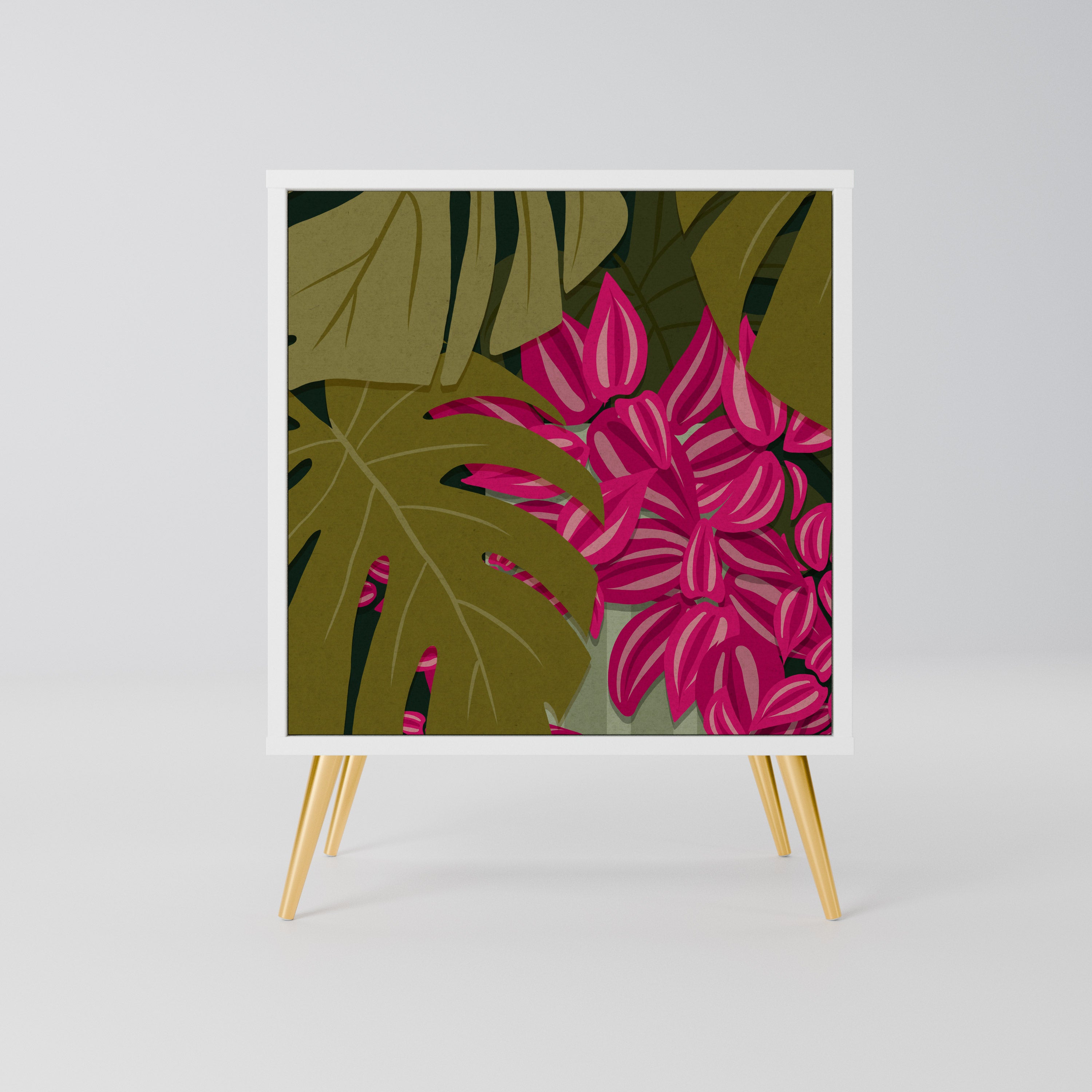 TROPICAL BEAUTY Komoda 1-drzwiowa korpus Biały