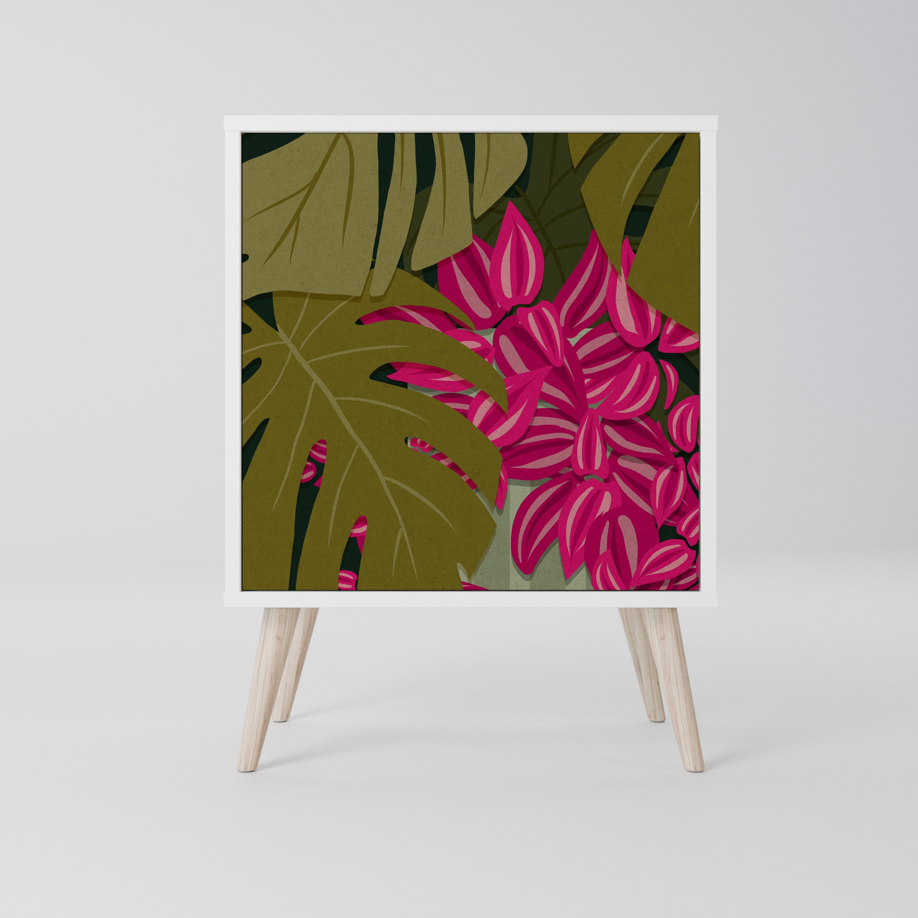 TROPICAL BEAUTY Komoda 1-drzwiowa korpus Biały