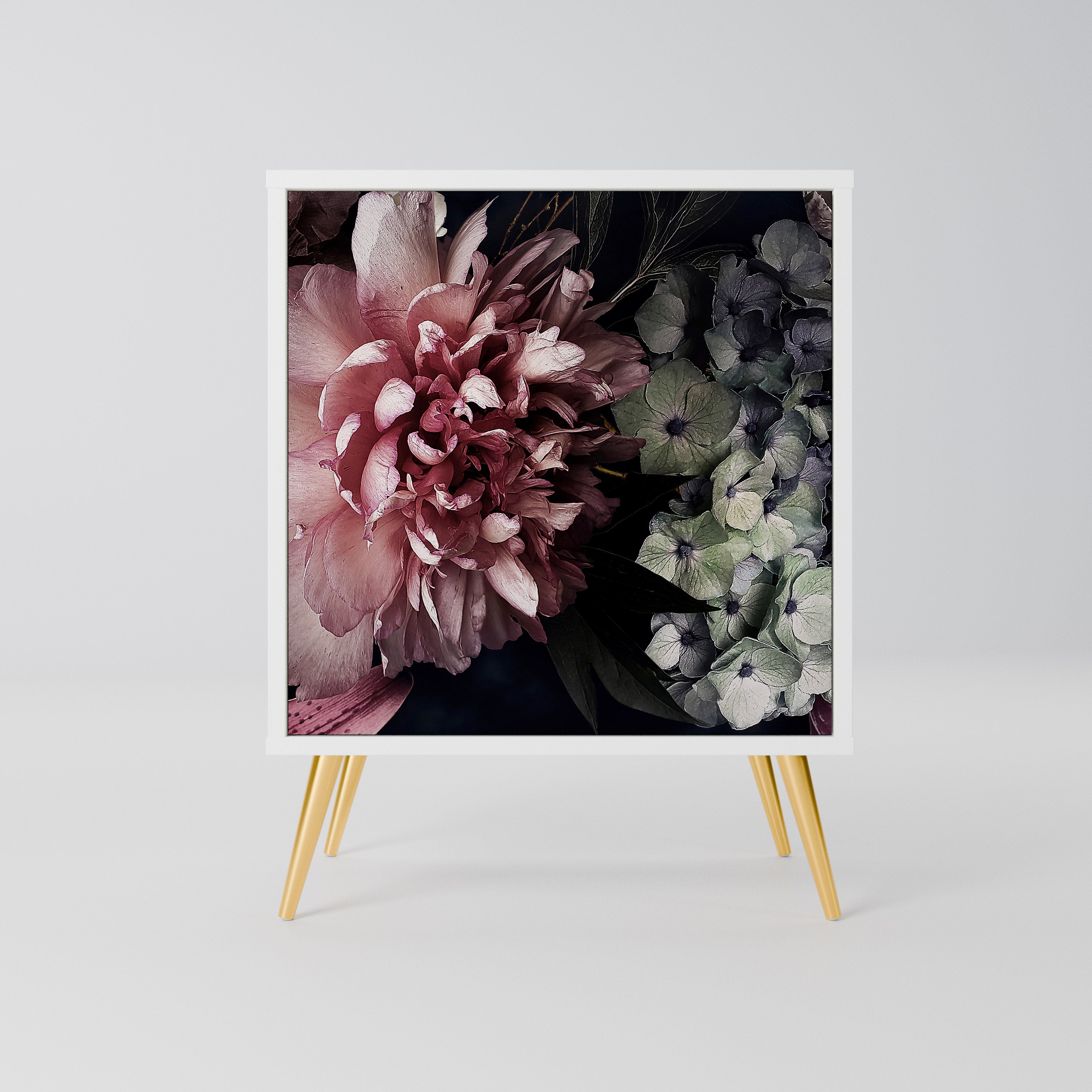 PURE BLOSSOM Komoda 1-drzwiowa korpus Biały