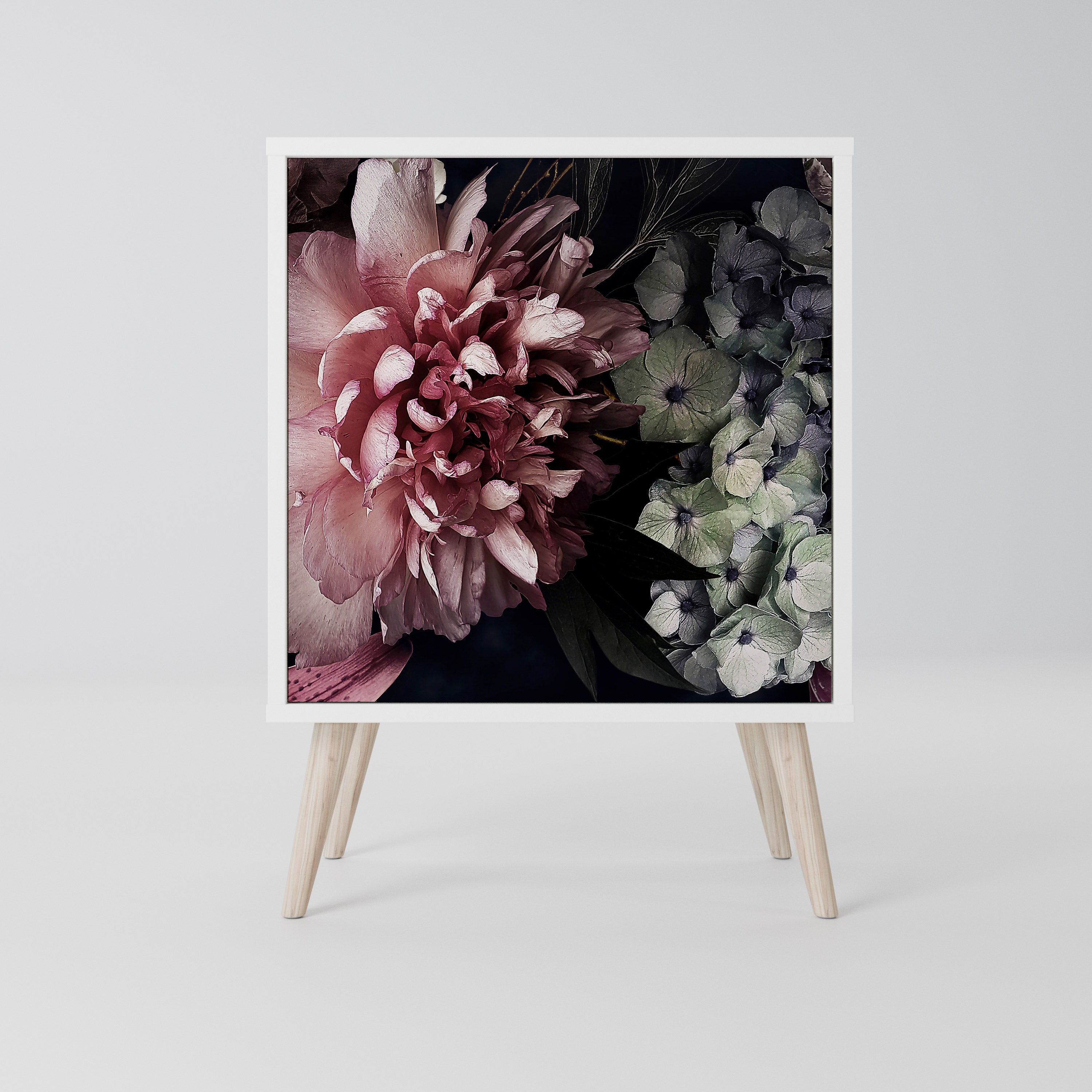 PURE BLOSSOM Komoda 1-drzwiowa korpus Biały