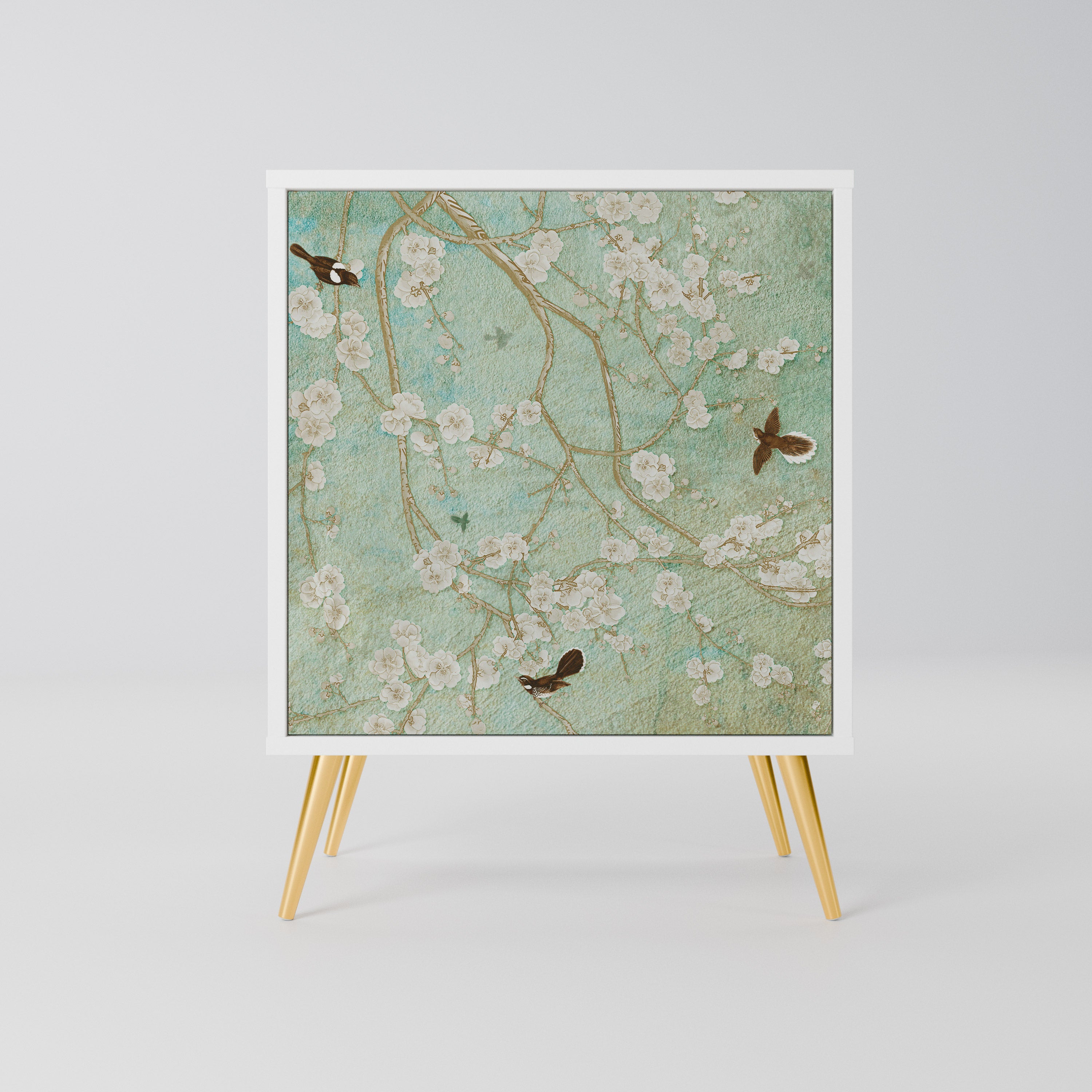 BLOOMING CHARM Komoda 1-drzwiowa korpus Biały