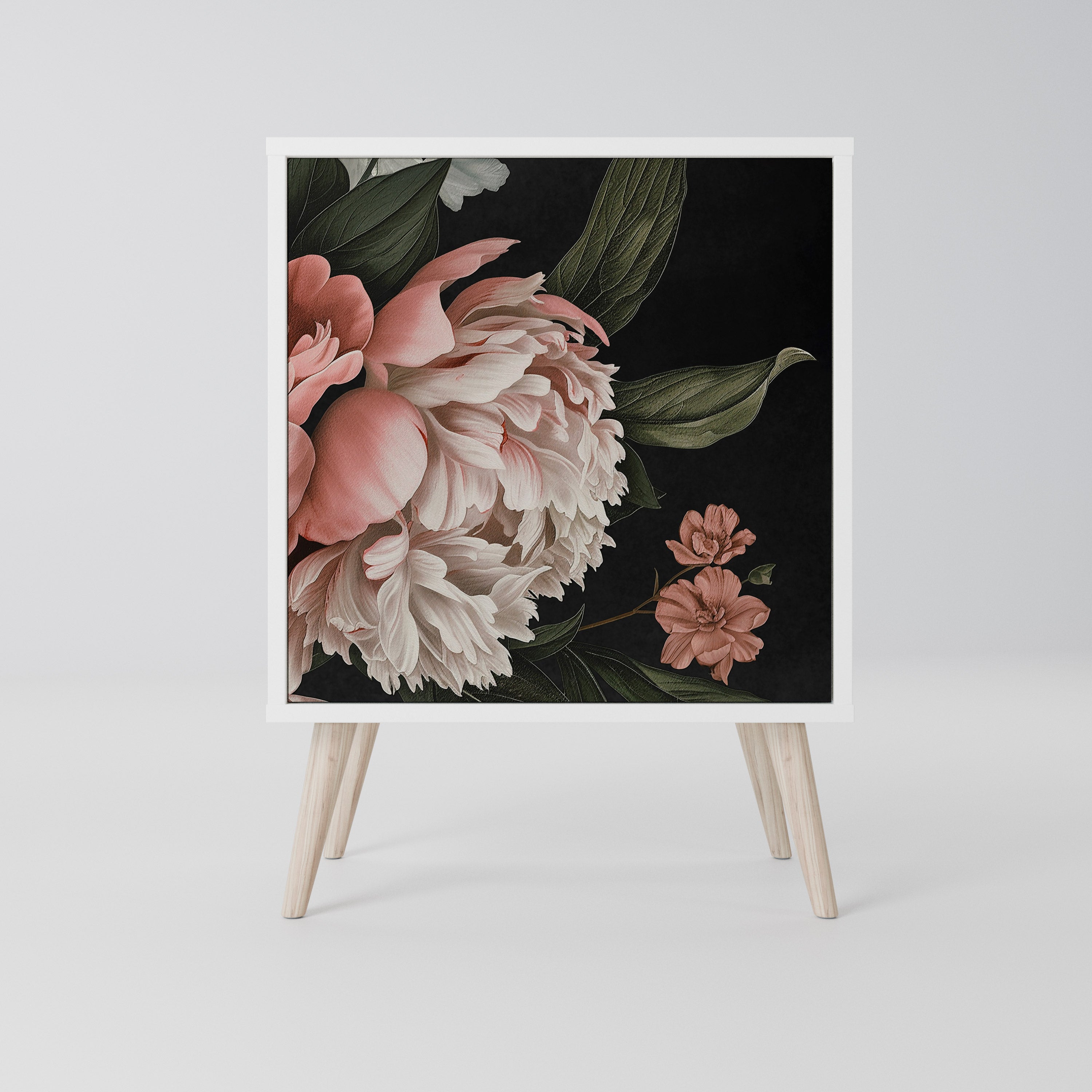 LUSH ELEGANCE Komoda 1-drzwiowa korpus Biały