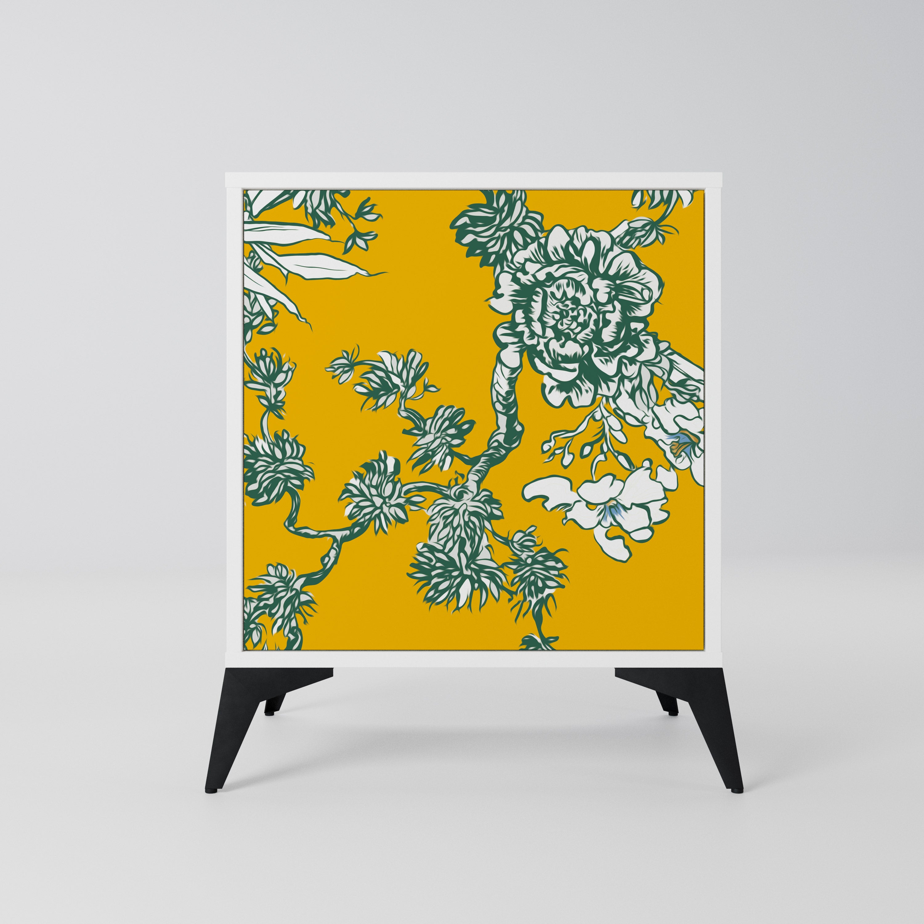 YELLOW CHINOISERIE Komoda 1-drzwiowa korpus Biały