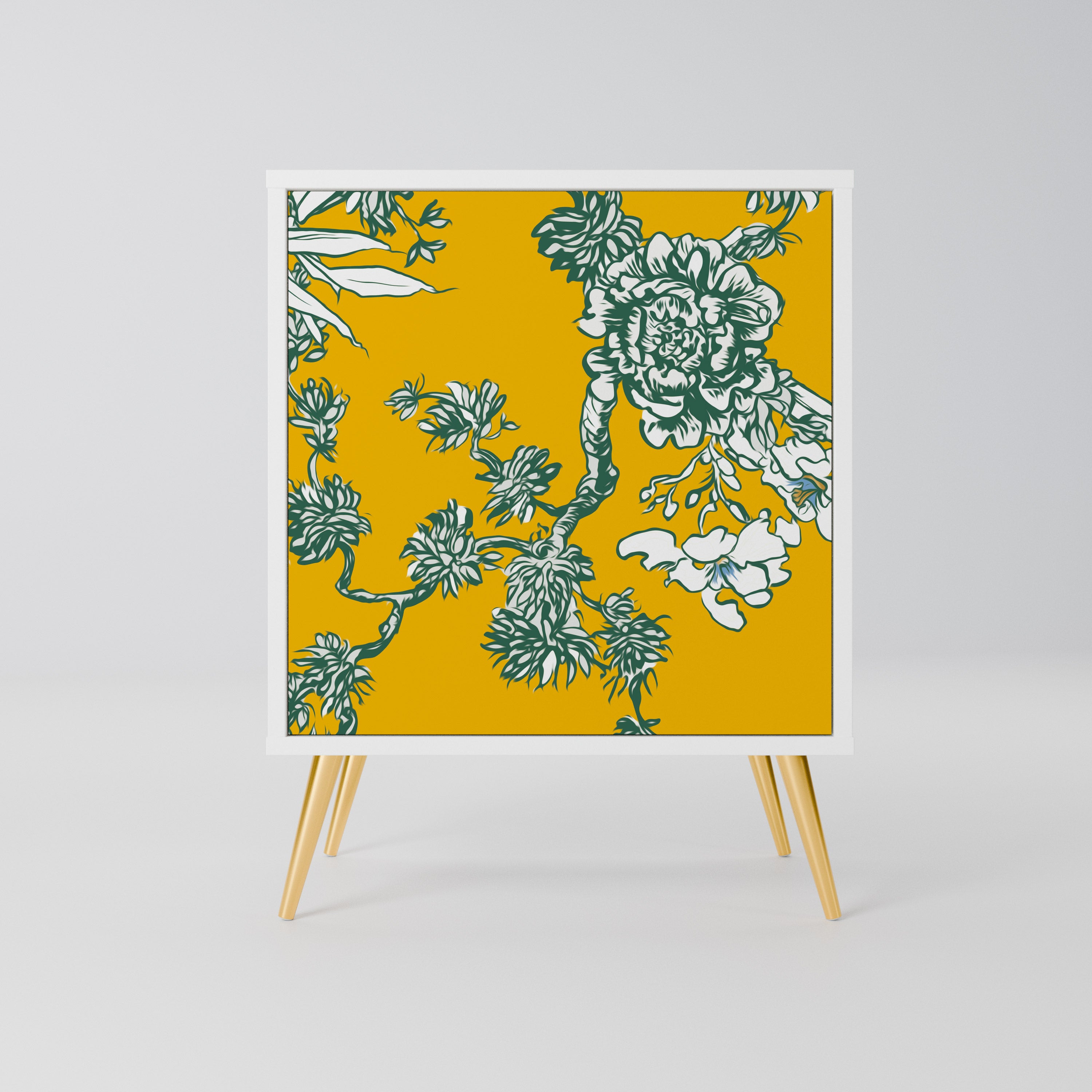 YELLOW CHINOISERIE Komoda 1-drzwiowa korpus Biały