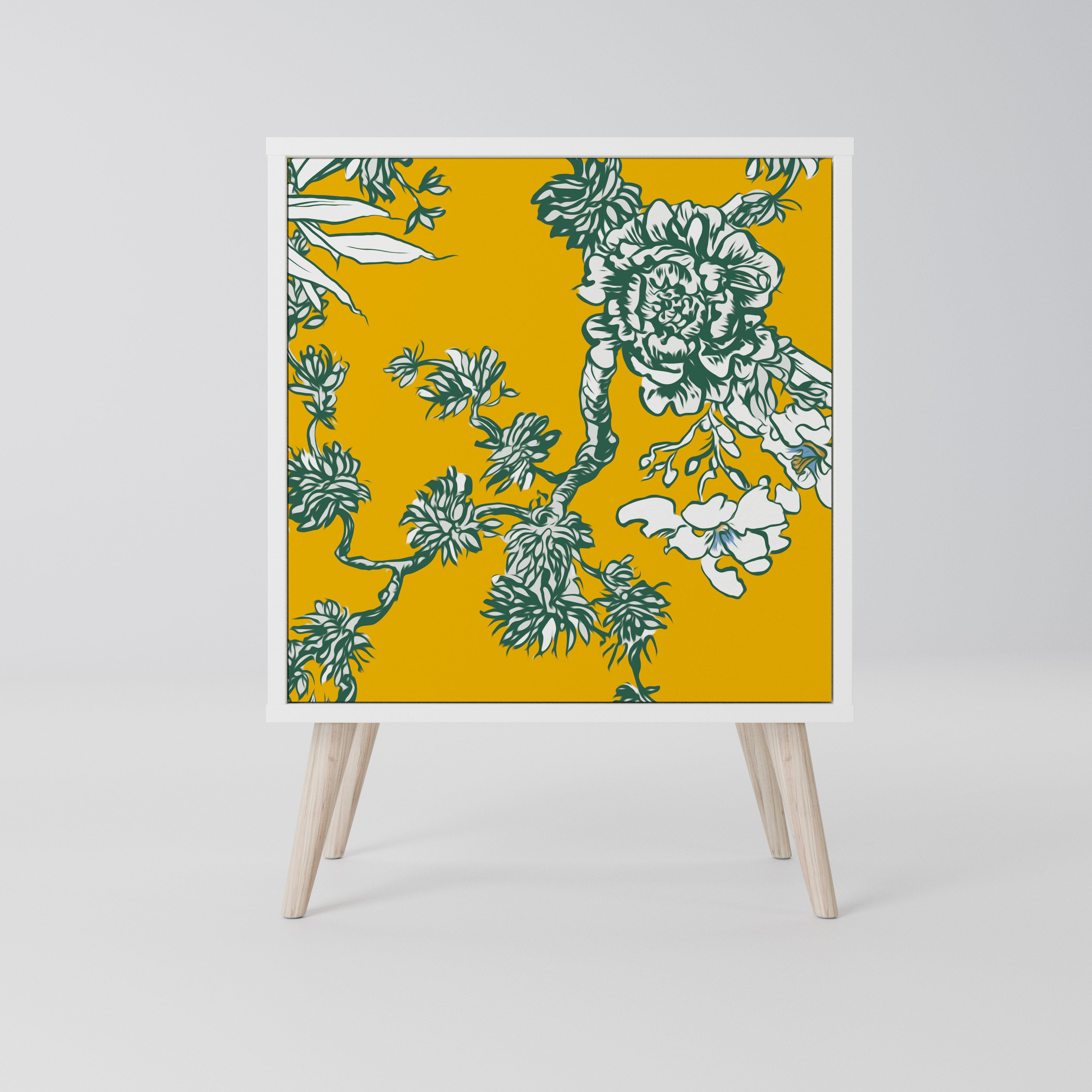 YELLOW CHINOISERIE Komoda 1-drzwiowa korpus Biały