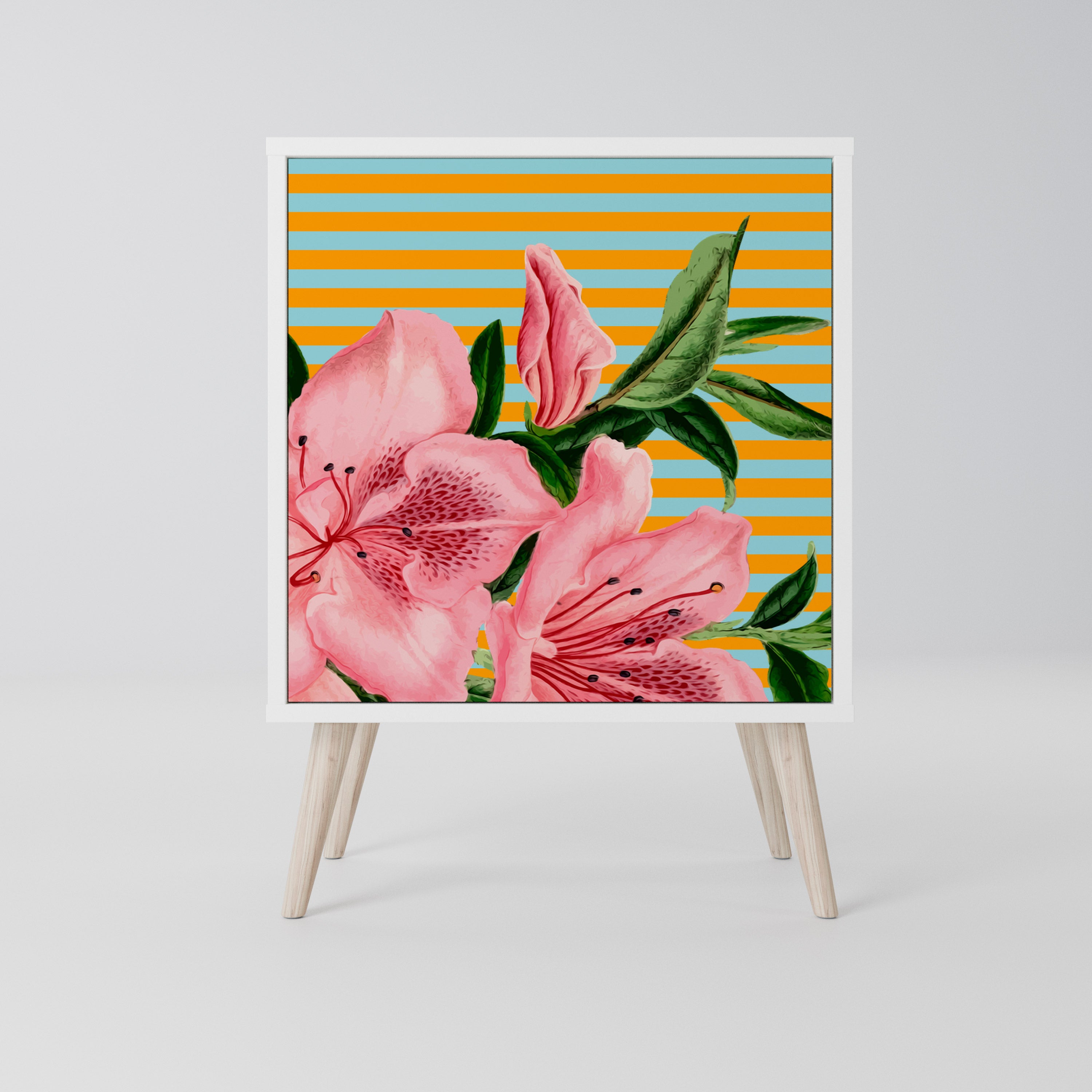 FRAGILE BEAUTY Komoda 1-drzwiowa korpus Biały