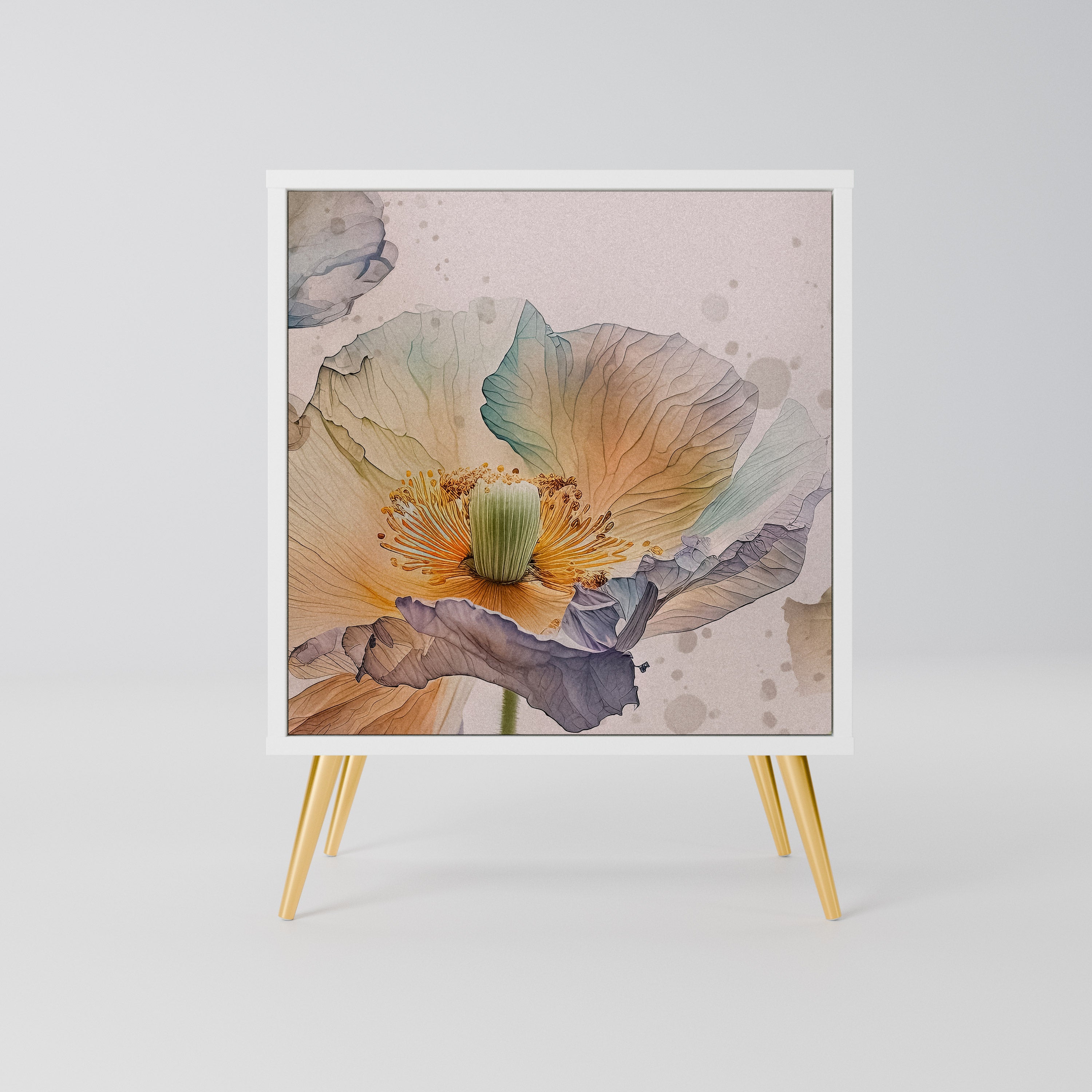 SOFTEN POPPY Komoda 1-drzwiowa korpus Biały