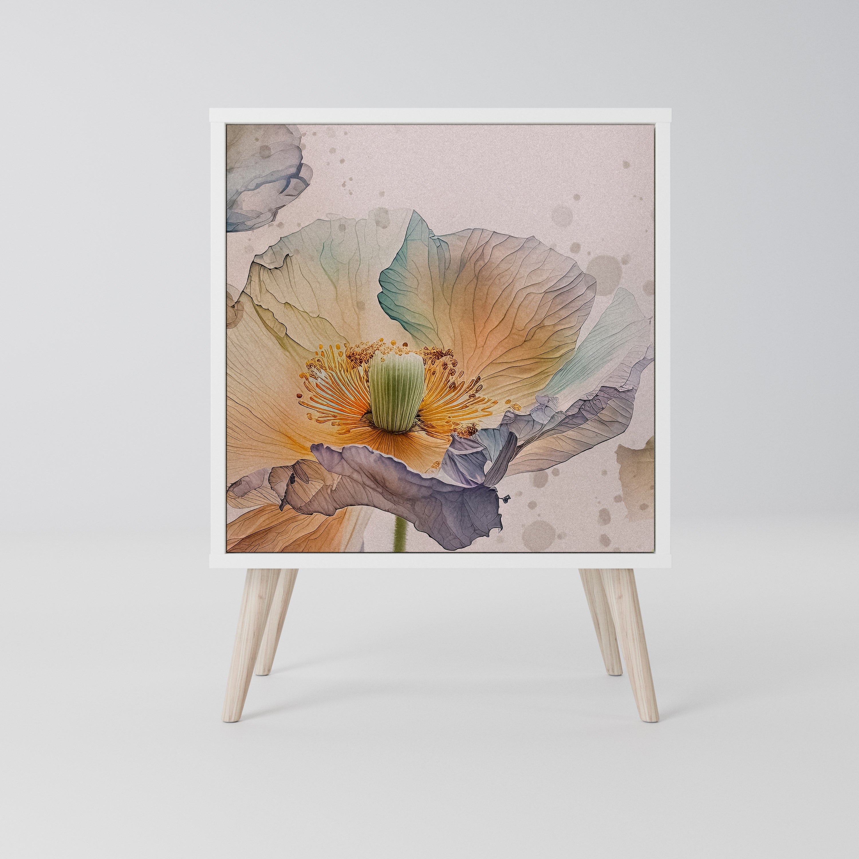 SOFTEN POPPY Komoda 1-drzwiowa korpus Biały