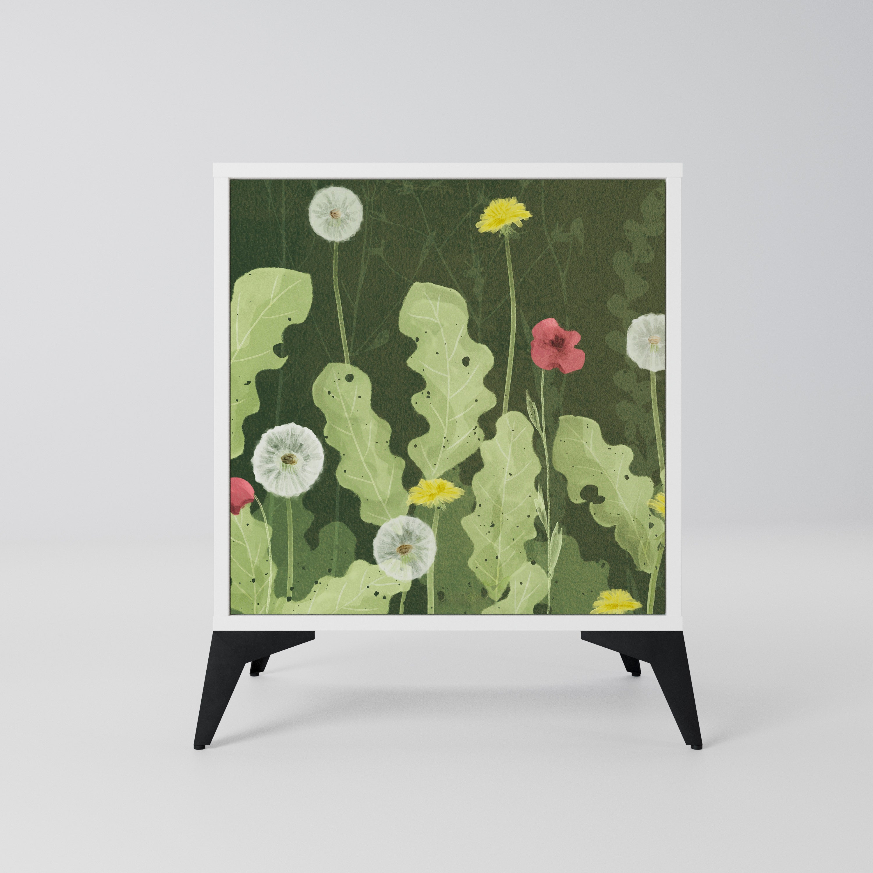 DANDELION AMUSE Komoda 1-drzwiowa korpus Biały
