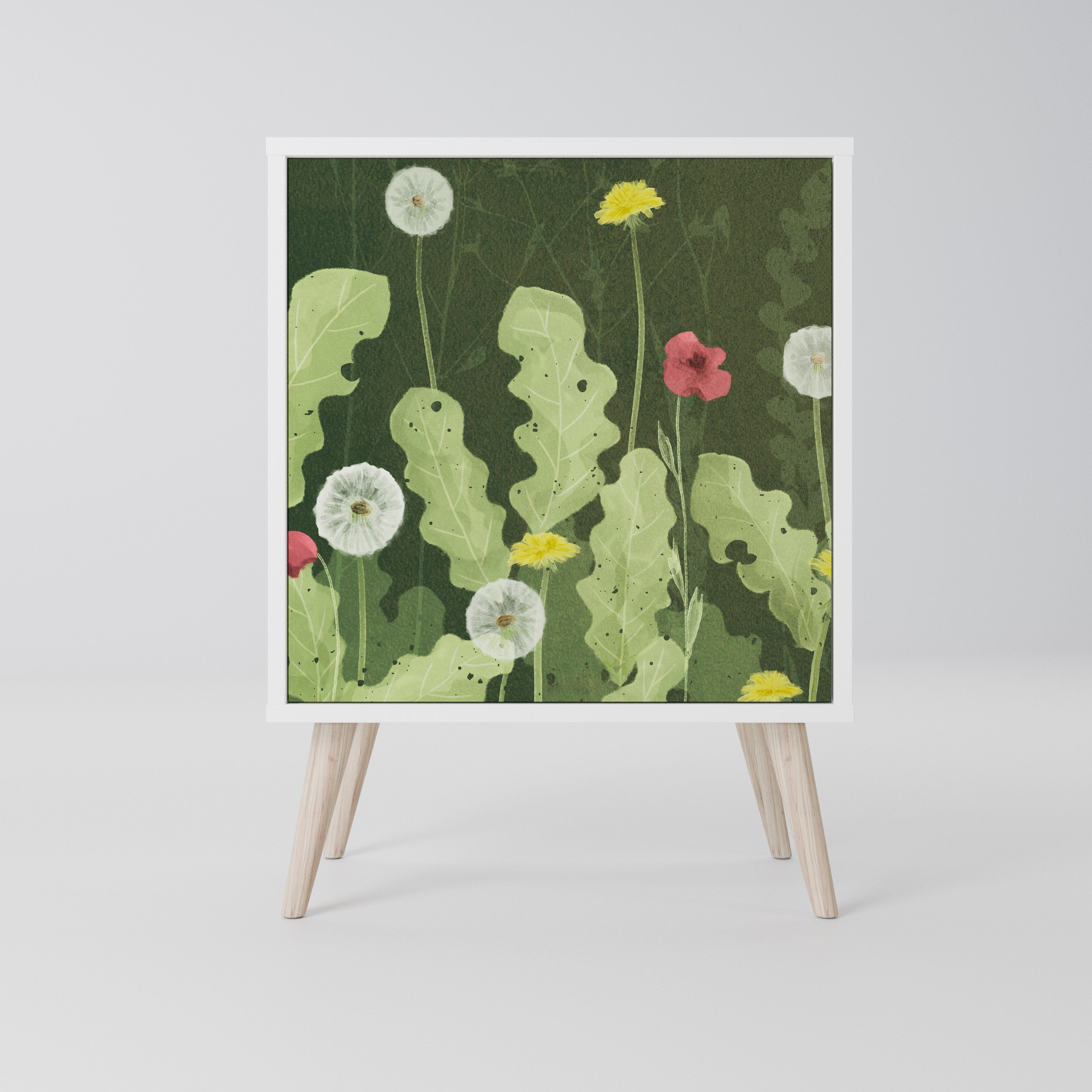 DANDELION AMUSE Komoda 1-drzwiowa korpus Biały