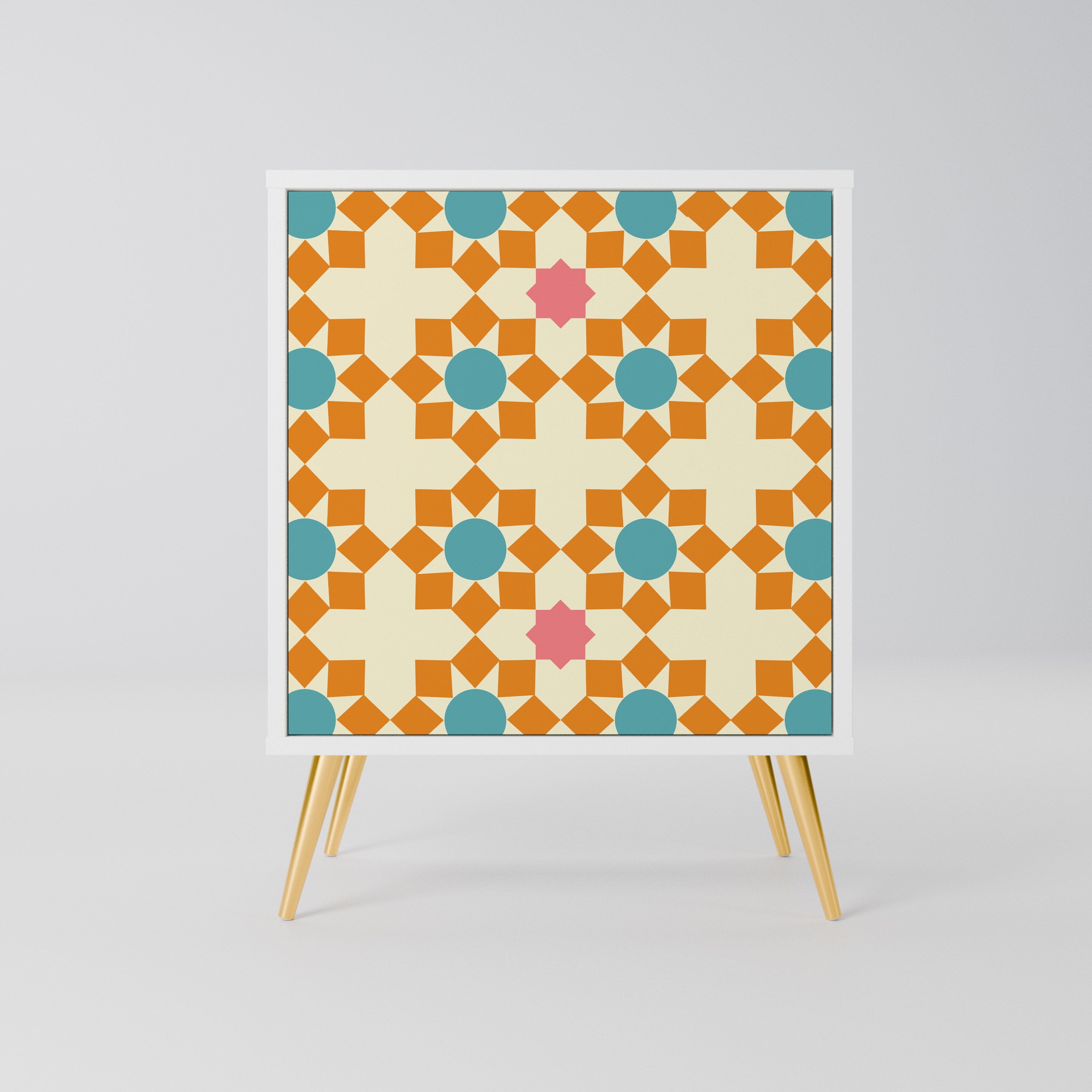 FLORAL DECOR Komoda 1-drzwiowa korpus Biały