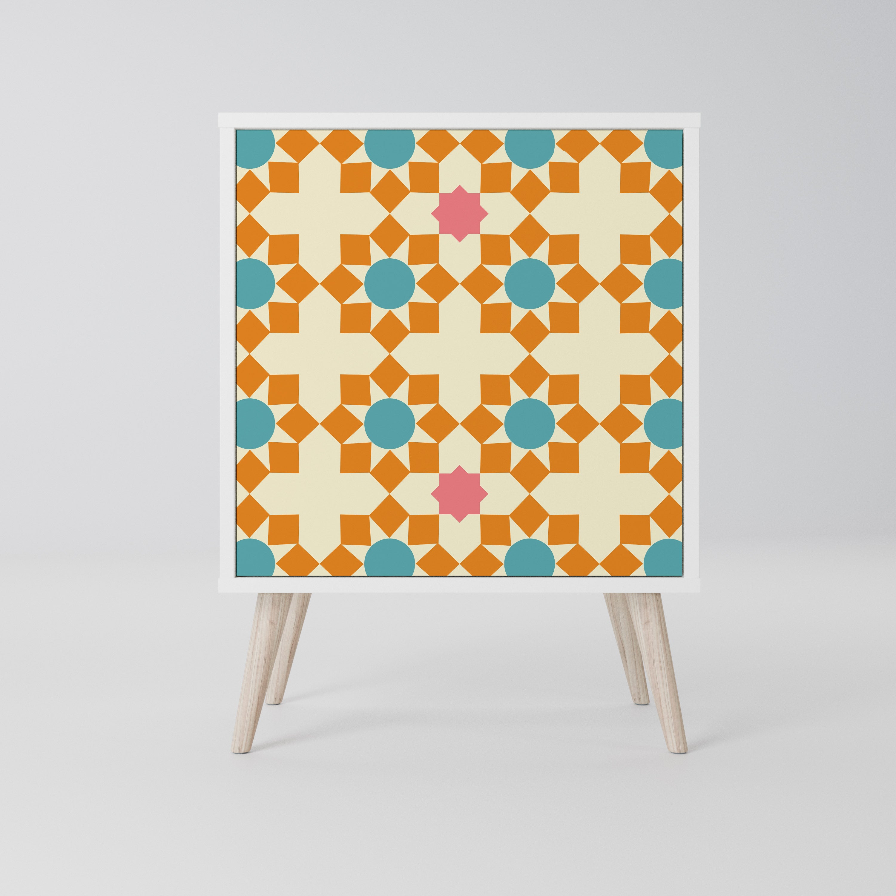 FLORAL DECOR Komoda 1-drzwiowa korpus Biały