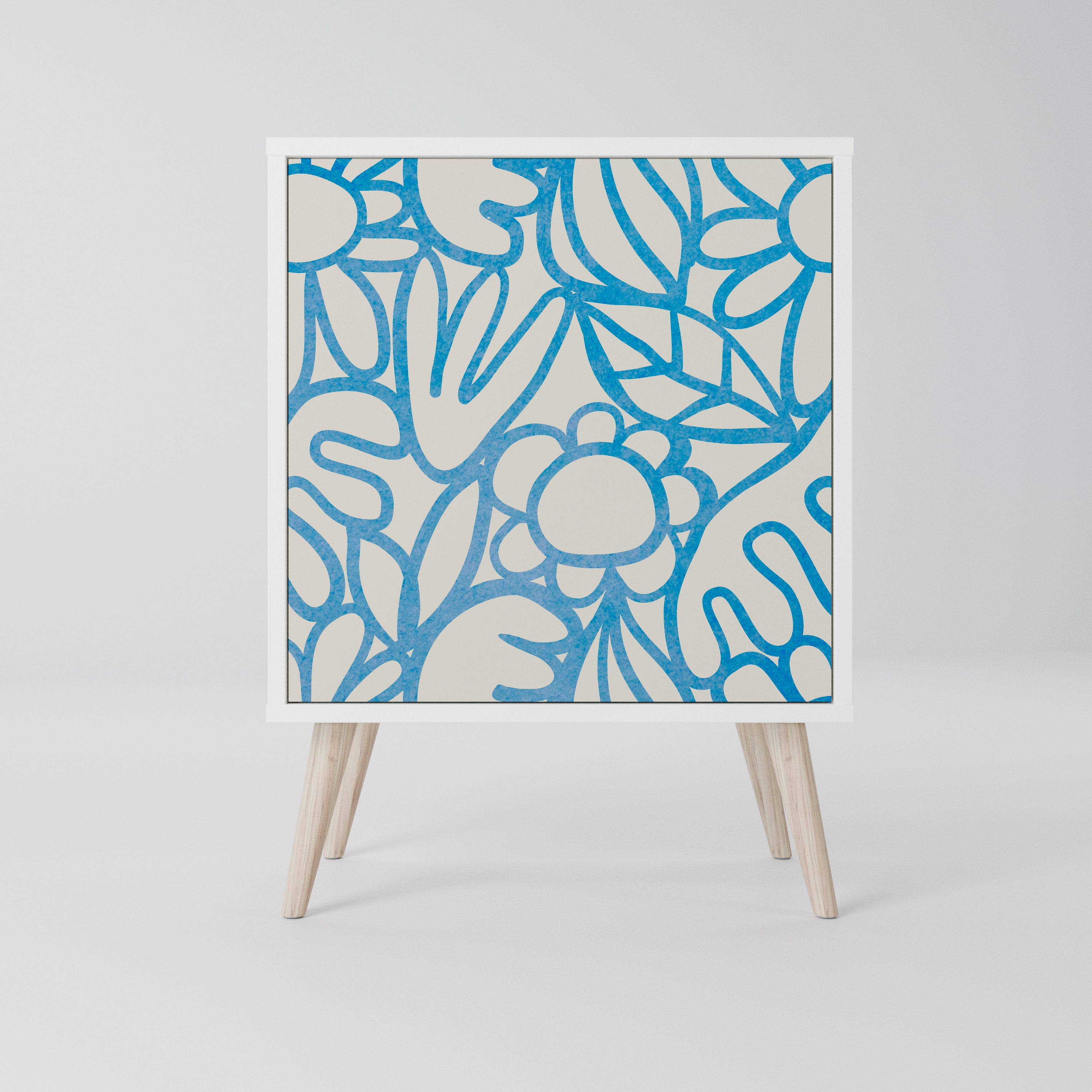 BLOOMY MORNING Komoda 1-drzwiowa korpus Biały