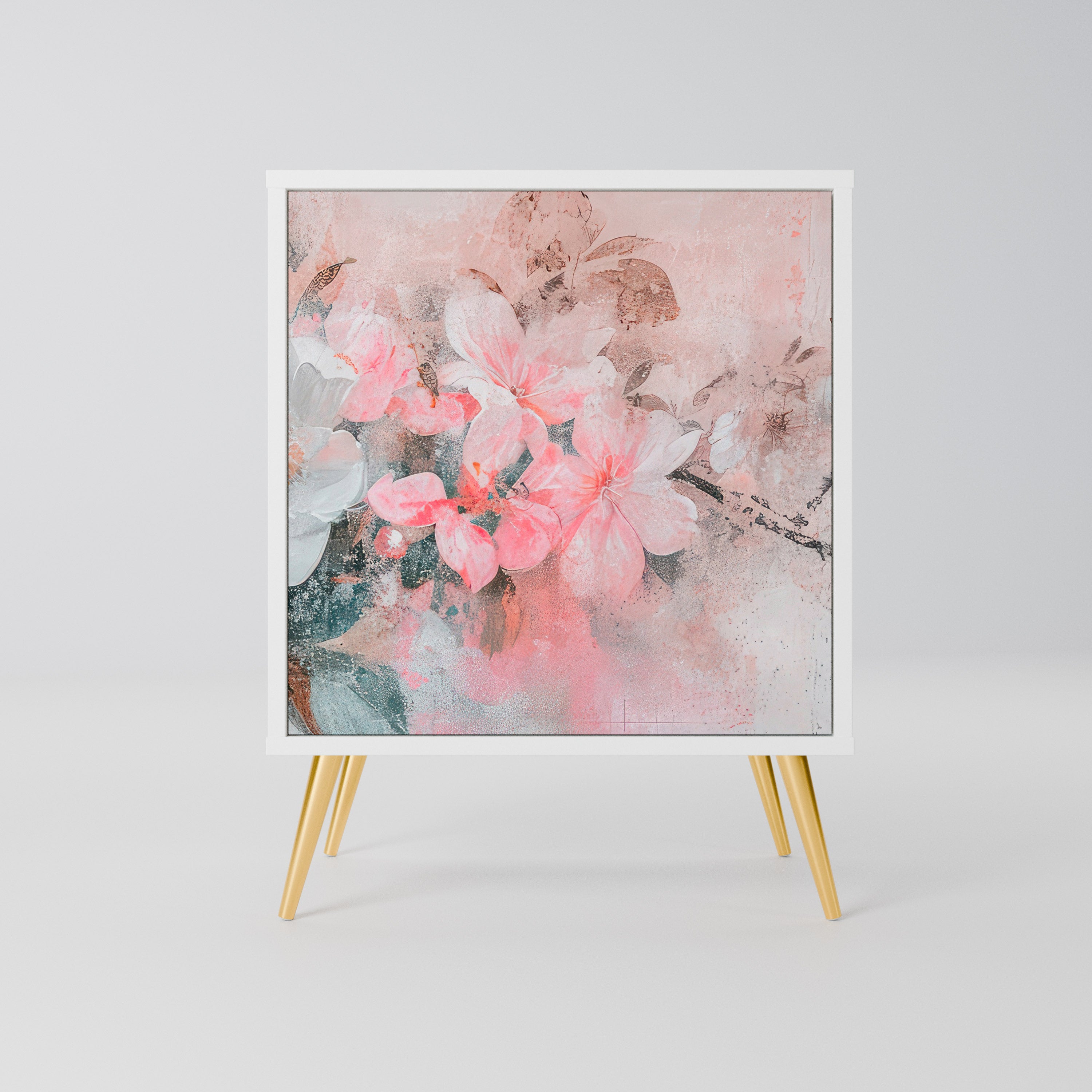 CHERRY BLOSSOM Komoda 1-drzwiowa korpus Biały