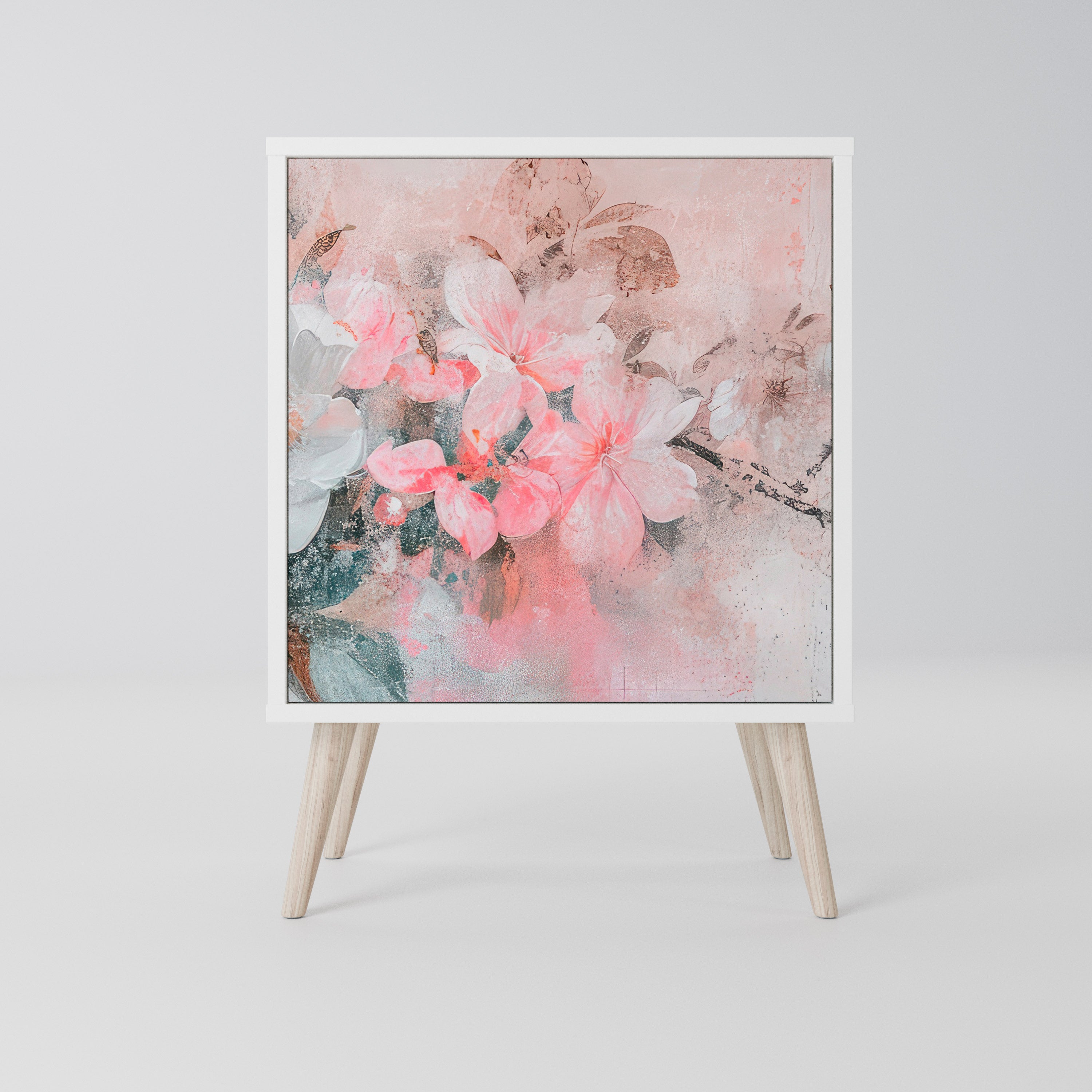 CHERRY BLOSSOM Komoda 1-drzwiowa korpus Biały