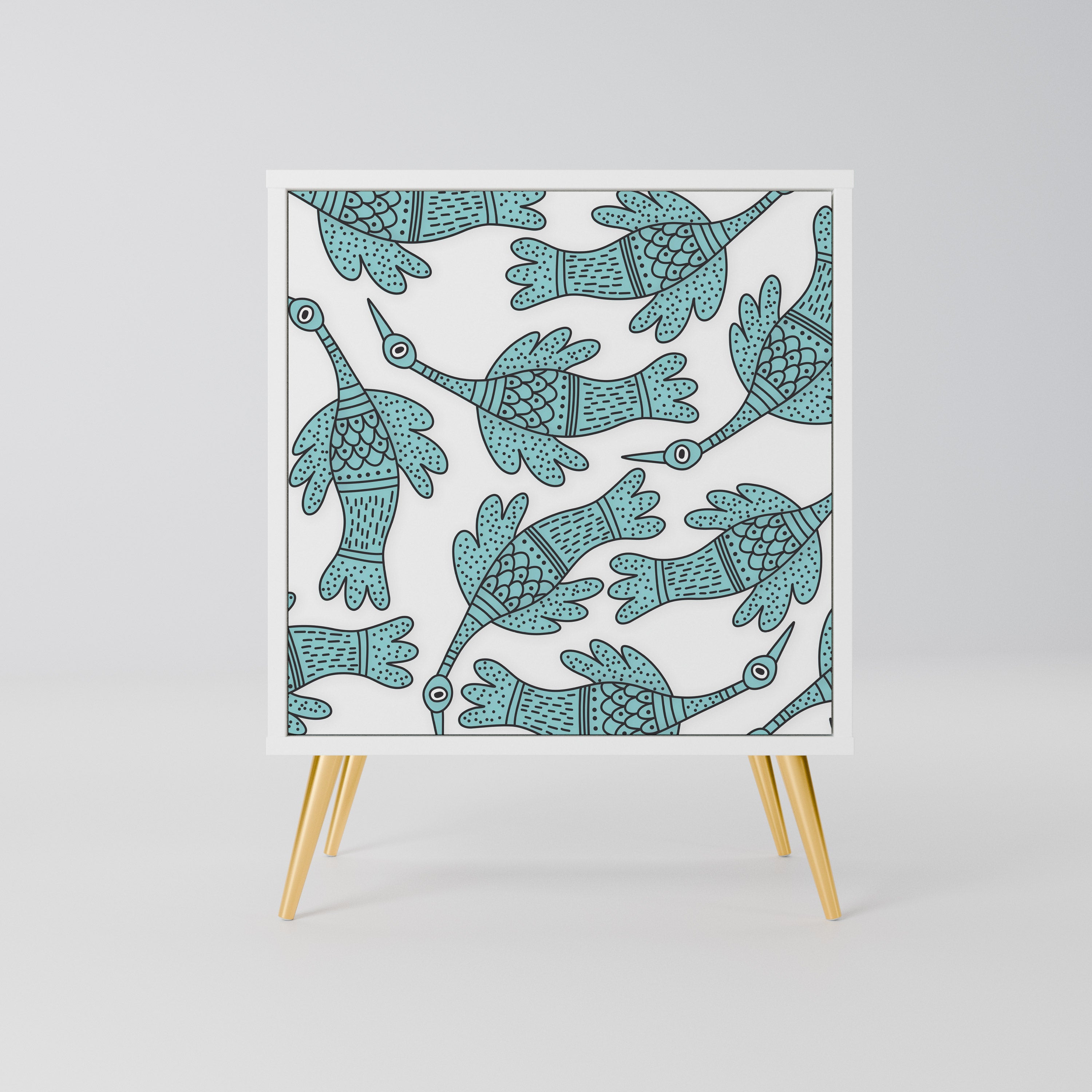 WATERSPOUT SONGIBIRD Komoda 1-drzwiowa korpus Biały