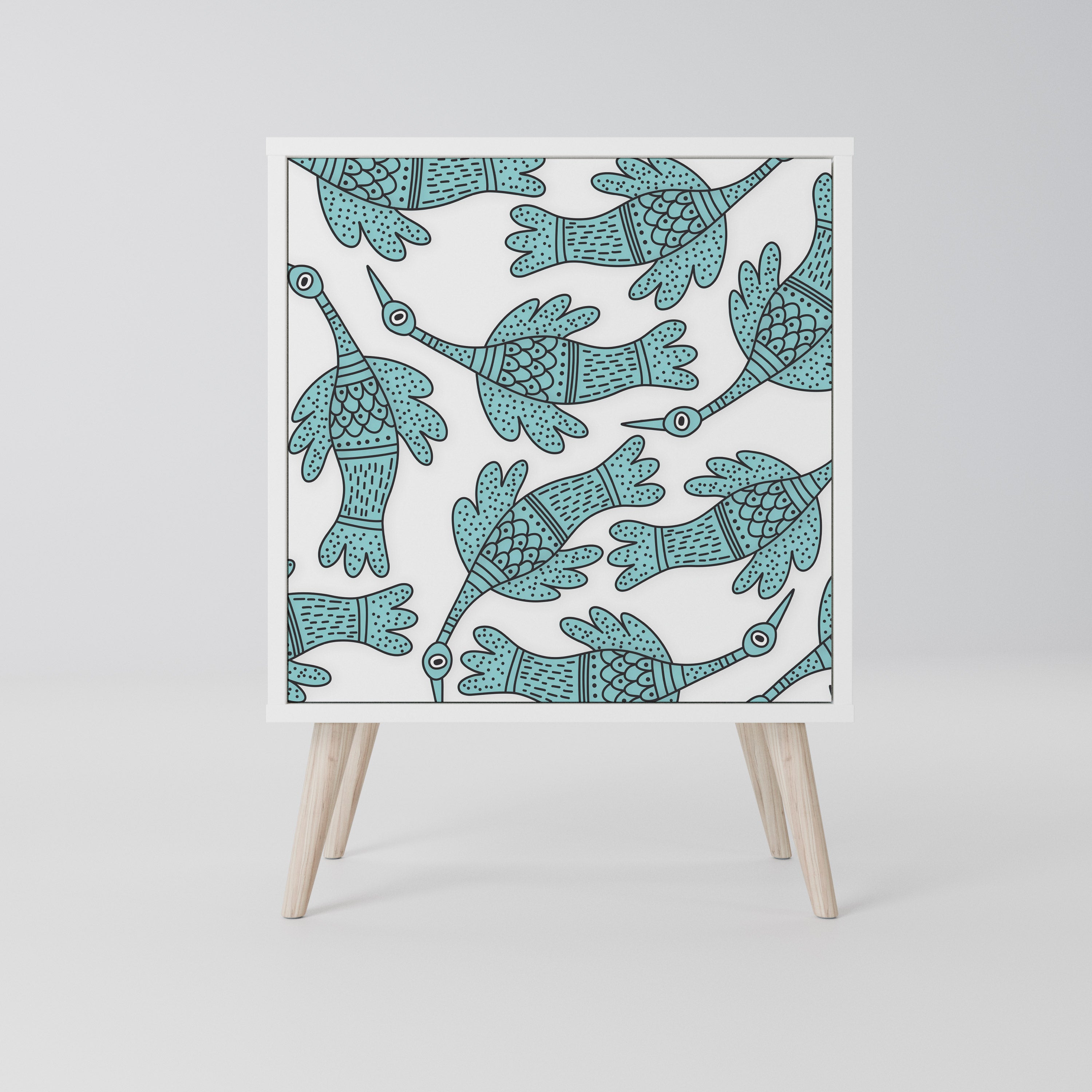 WATERSPOUT SONGIBIRD Komoda 1-drzwiowa korpus Biały