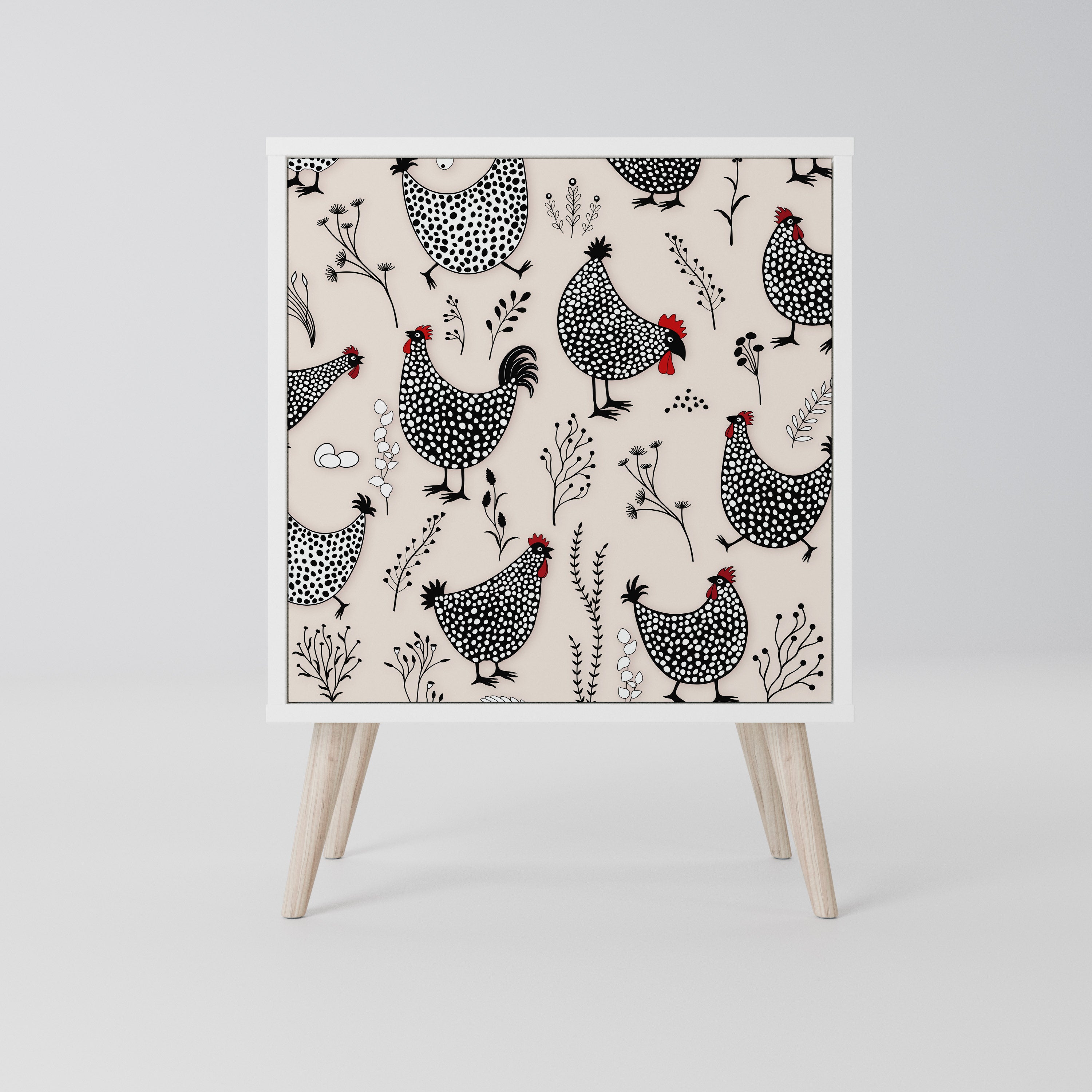 HAPPY HENS Komoda 1-drzwiowa korpus Biały