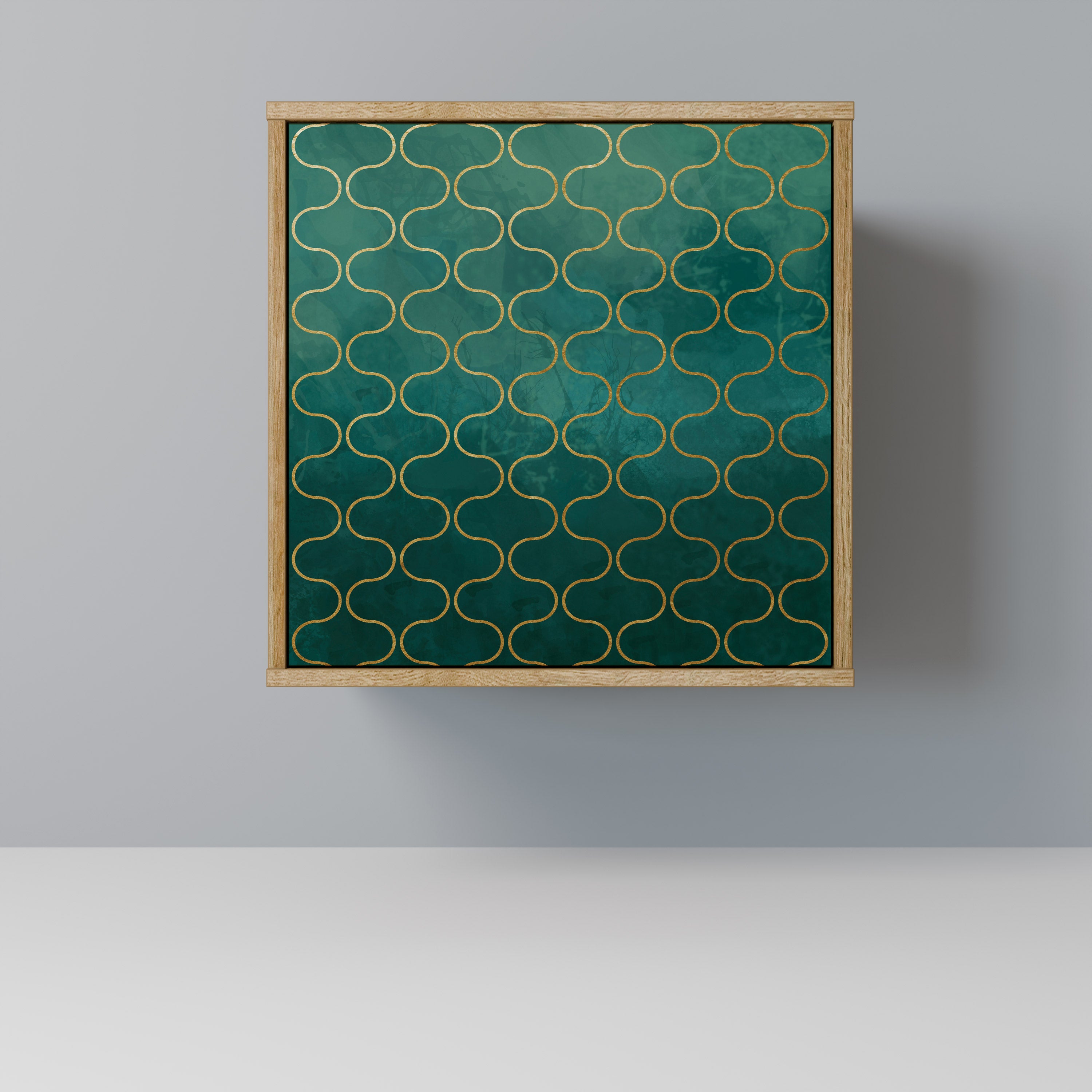 TESSELATED GREENERY Komoda 1-drzwiowa korpus Dąb Riva