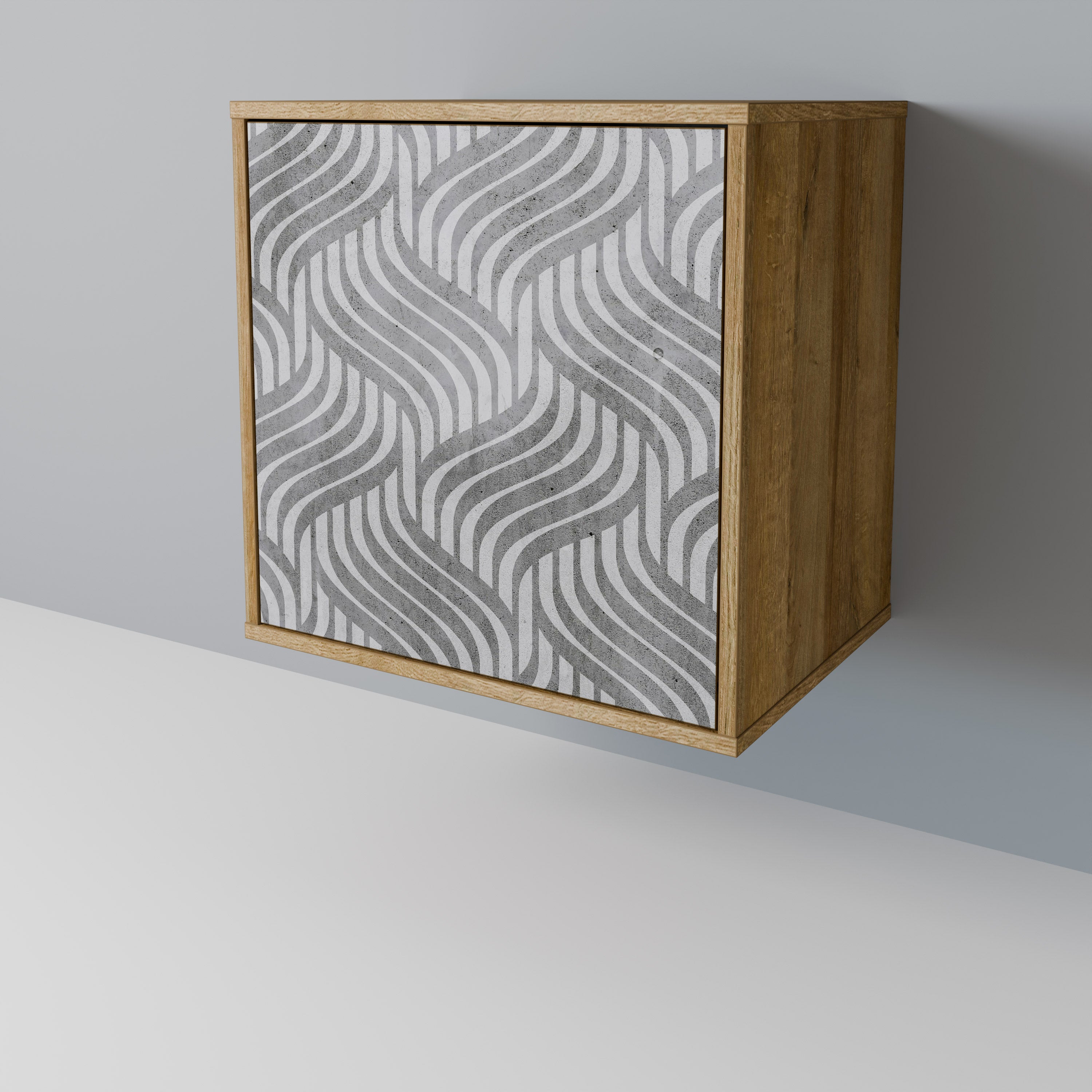 CONCRETE MOVEMENT Komoda 1-drzwiowa korpus Dąb Riva