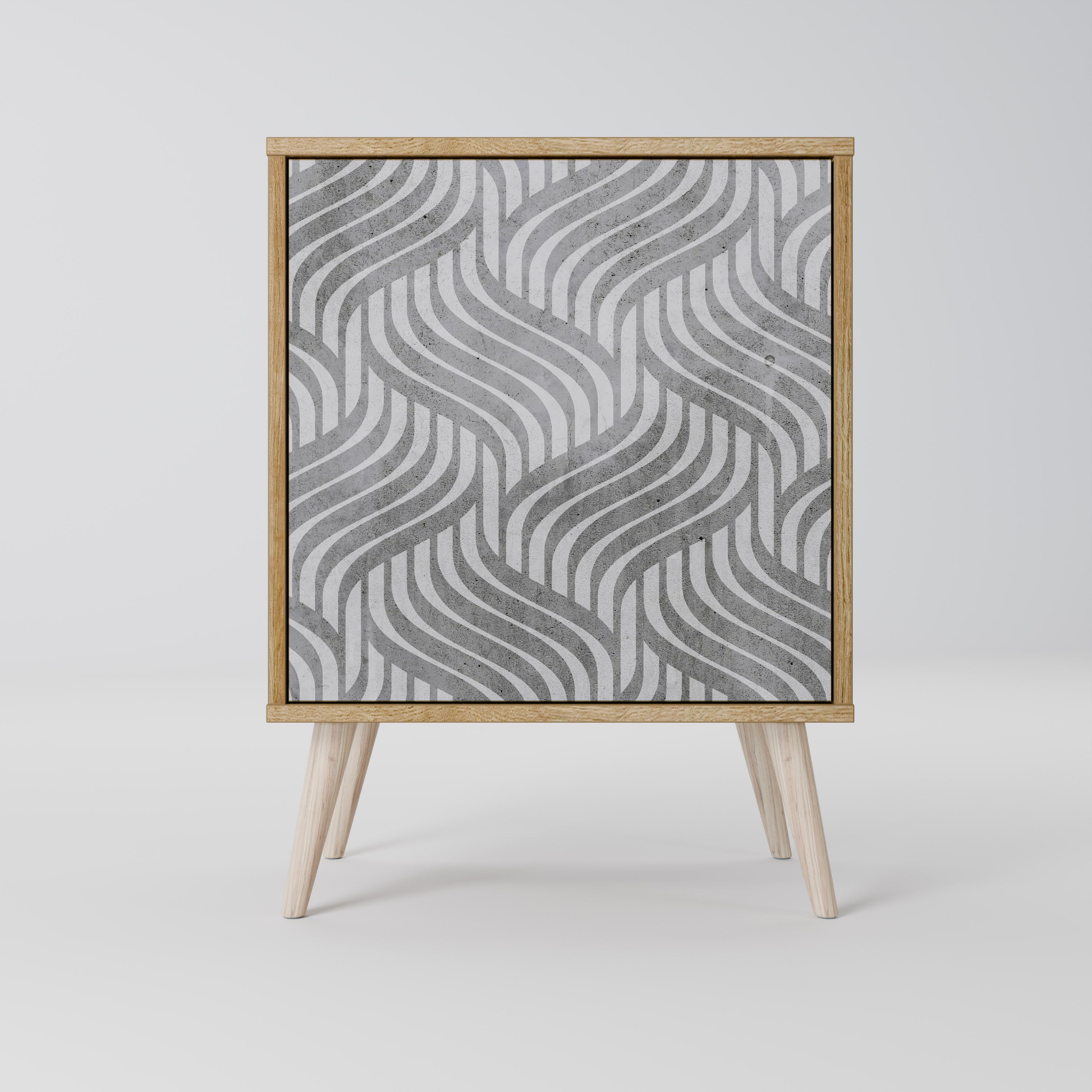 CONCRETE MOVEMENT Komoda 1-drzwiowa korpus Dąb Riva