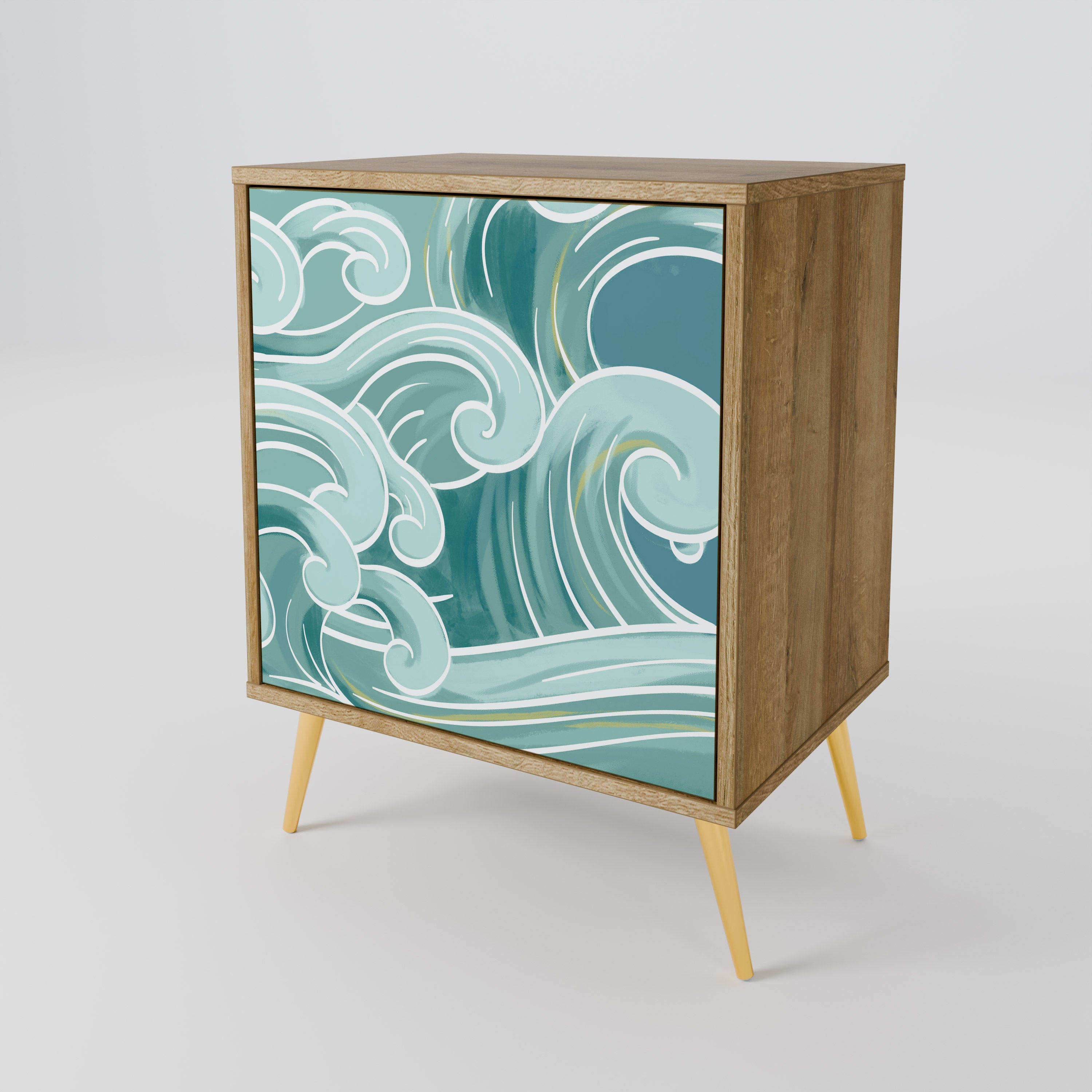 ASIAN SWAY Komoda 1-drzwiowa korpus Dąb Riva