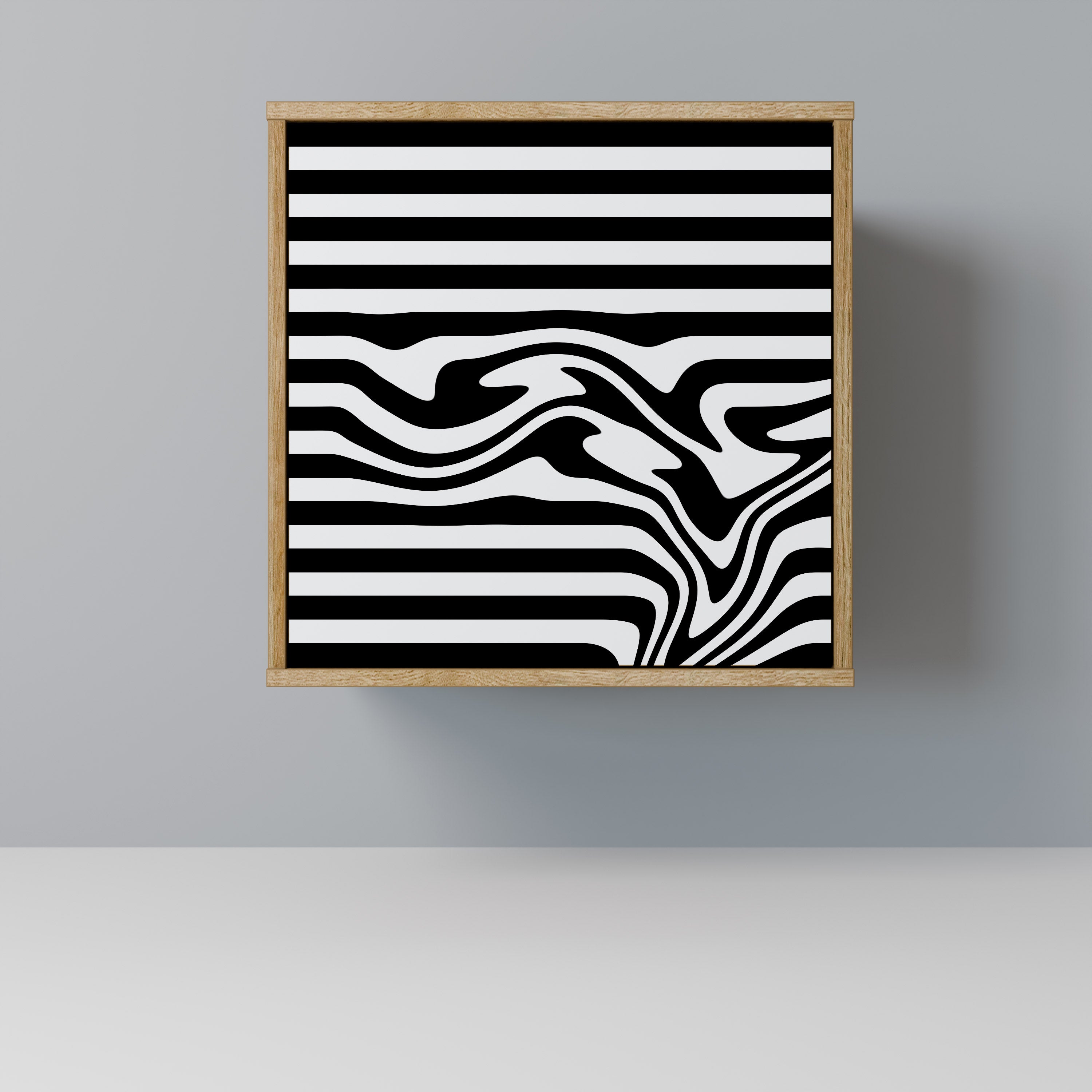 SPECTRA SHOWCASE Komoda 1-drzwiowa korpus Dąb Riva