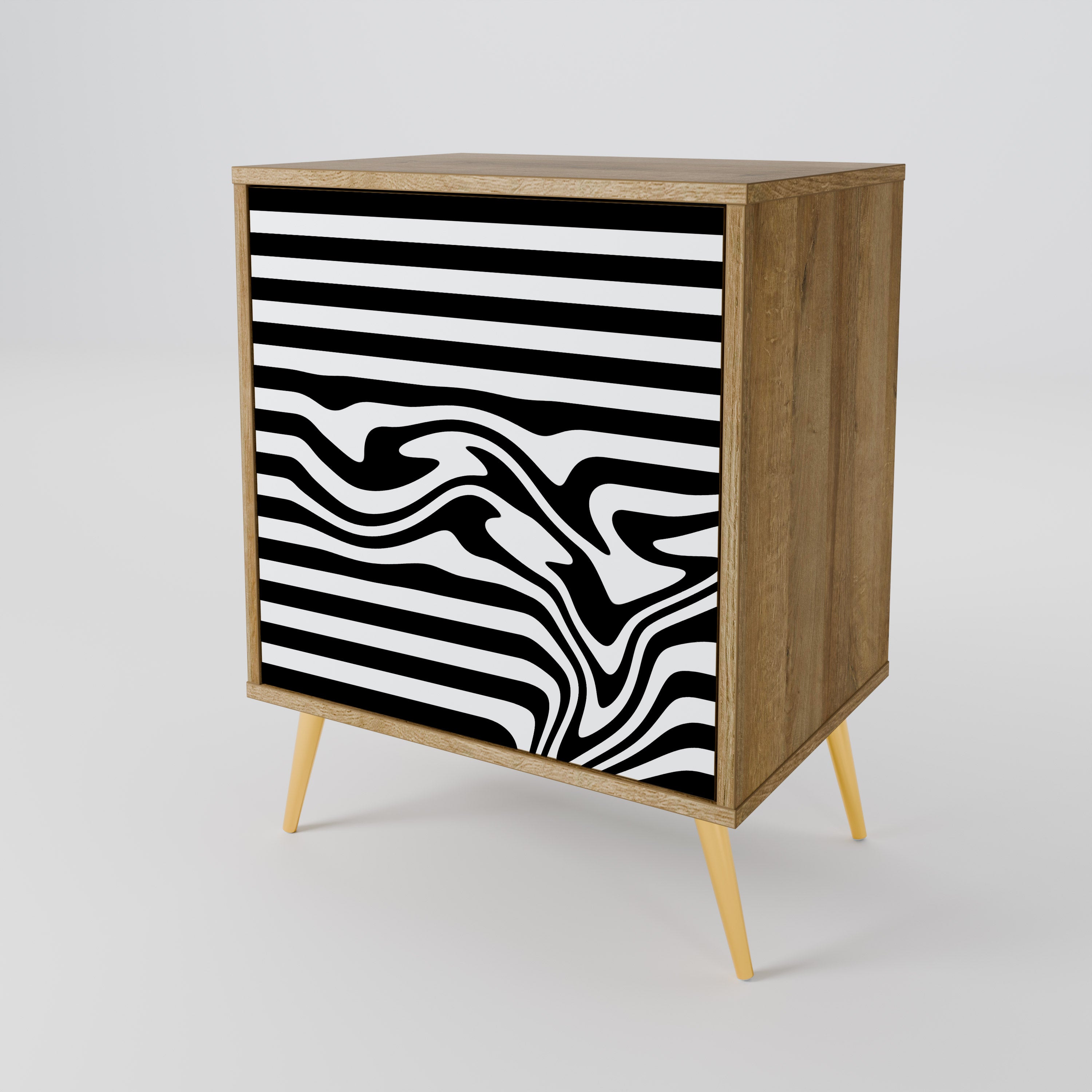 SPECTRA SHOWCASE Komoda 1-drzwiowa korpus Dąb Riva